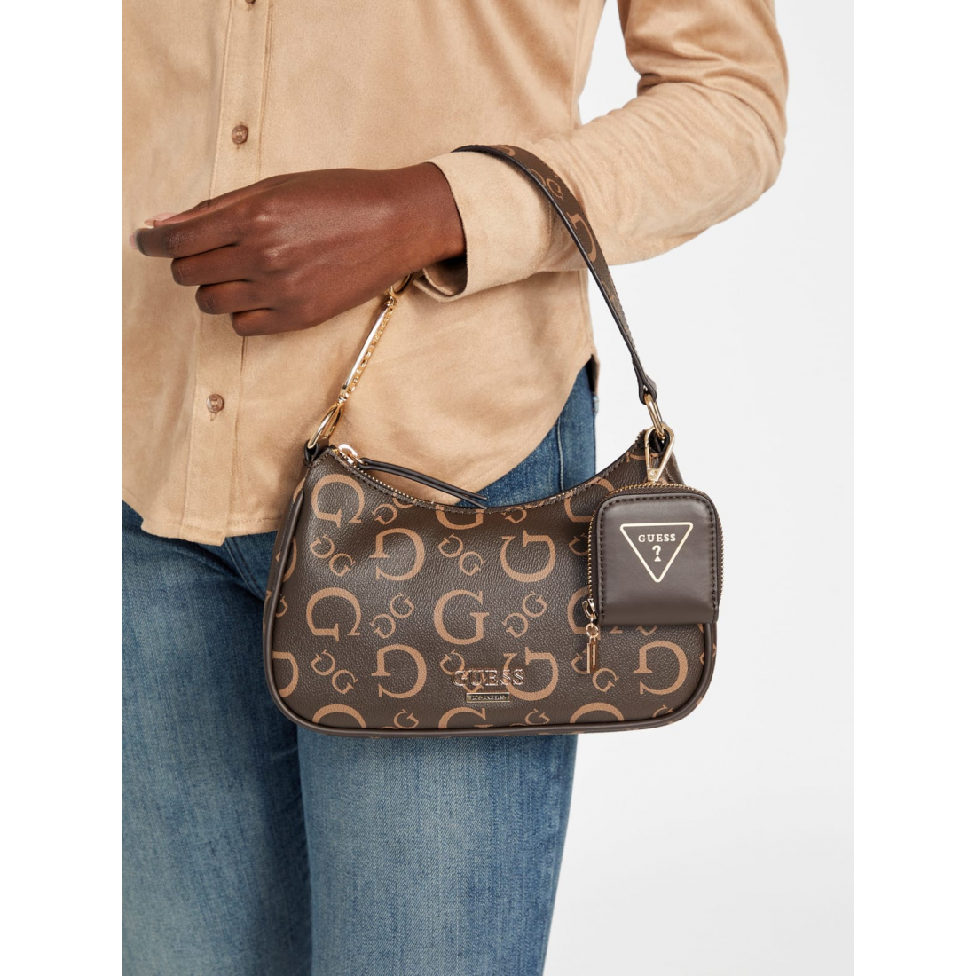 'Oona Logo Shoulder Bag' pour Femmes