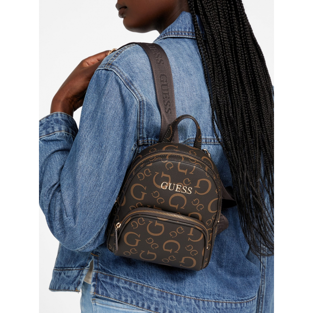 'Eldoria Enlarged Logo Mini Backpack' pour Femmes