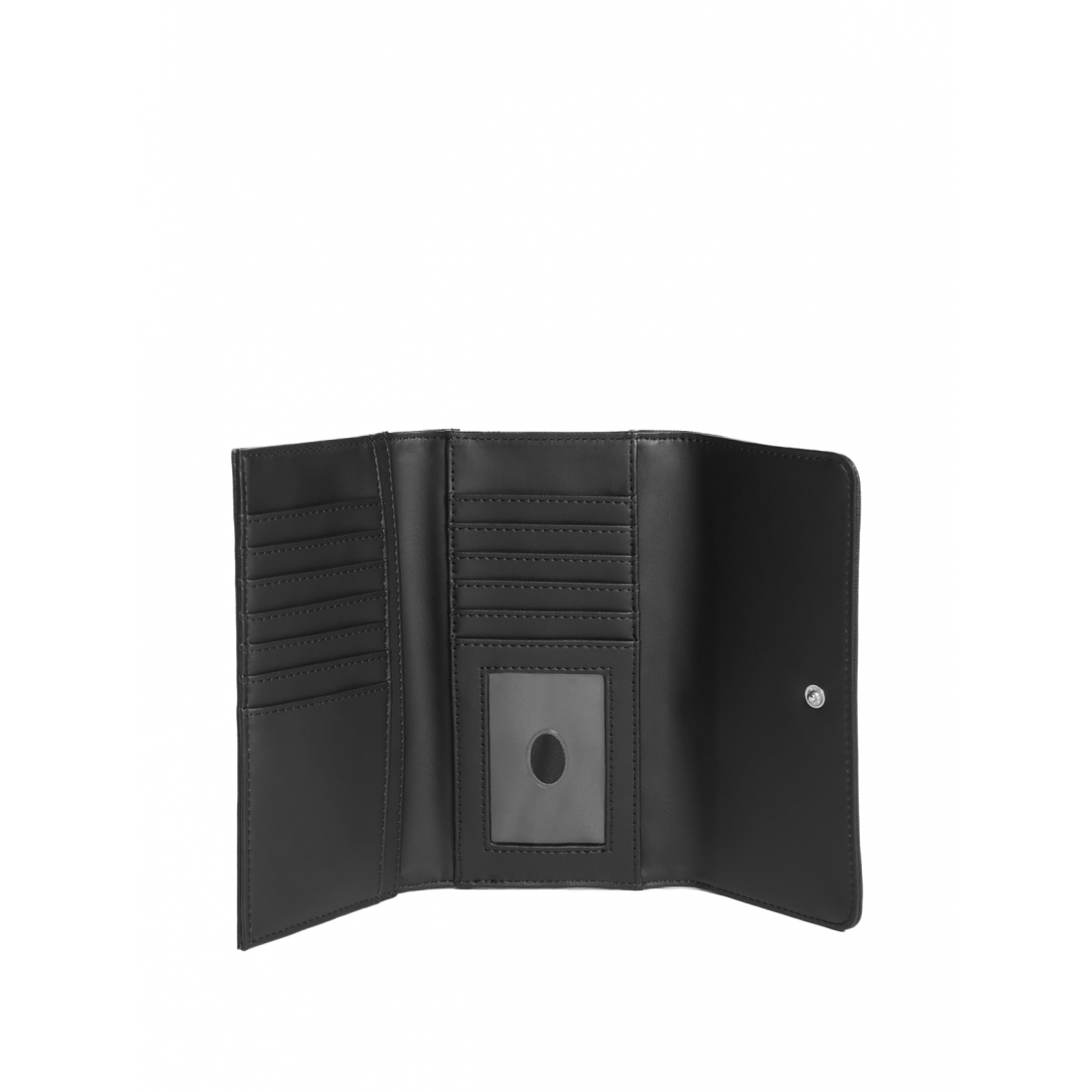 'Abree Logo Saffiano Slim Wallet' pour Femmes