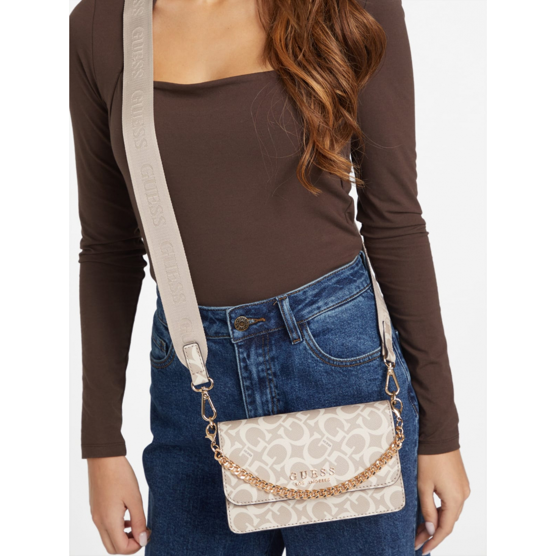 'Indira Logo Crossbody' pour Femmes