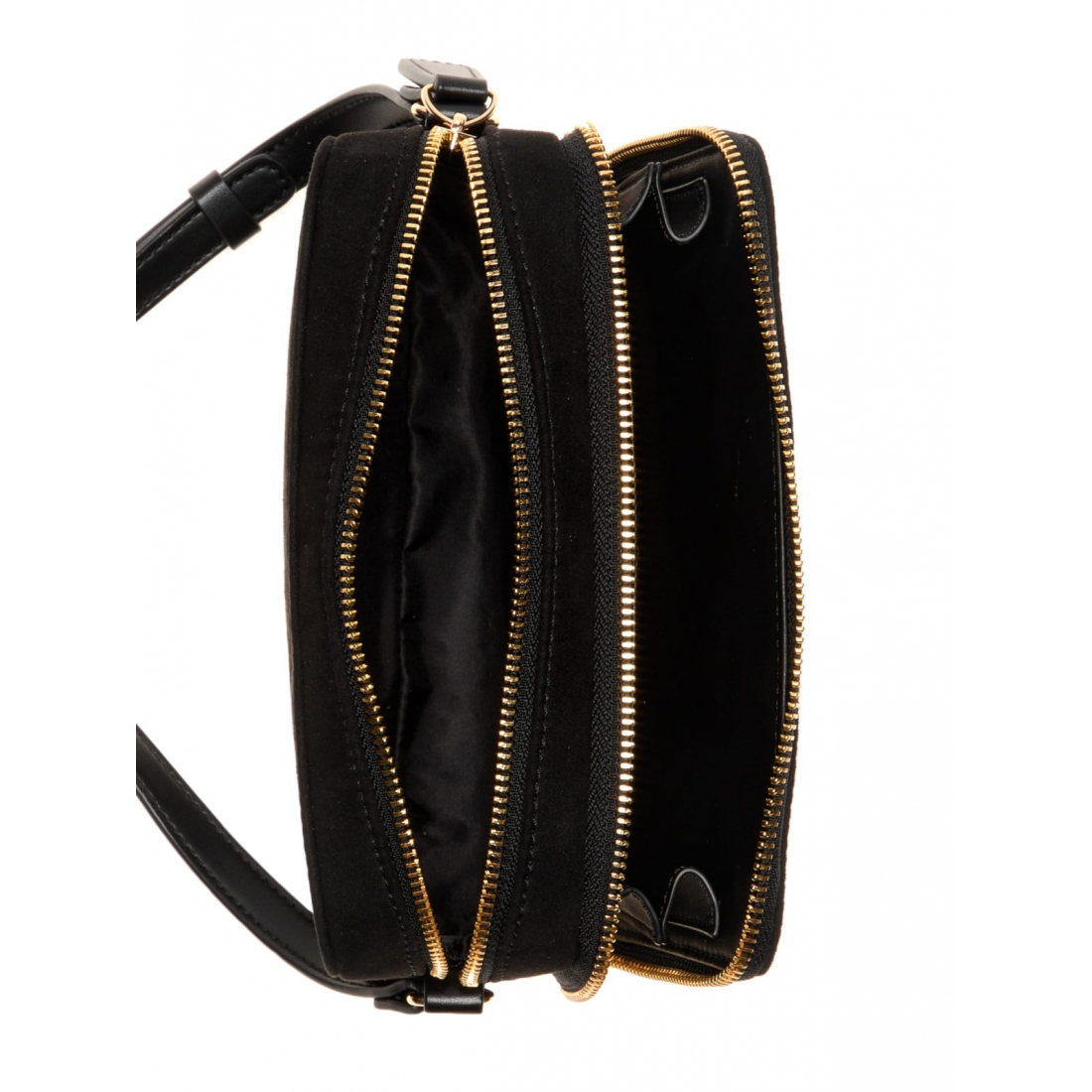 'Avelina Rhinestone Logo Double-Zip Crossbody' pour Femmes