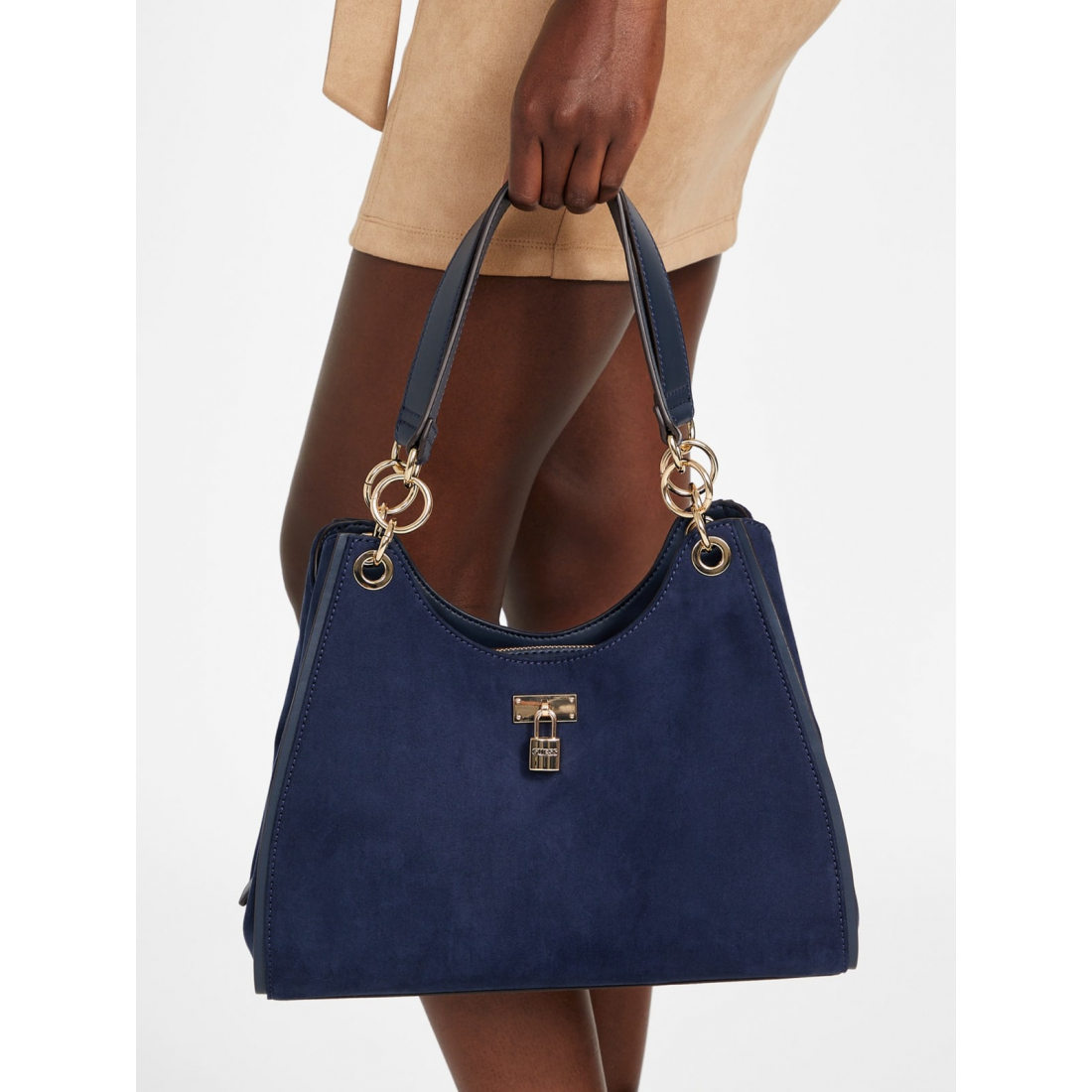 'Kaline Faux-Suede Satchel' pour Femmes