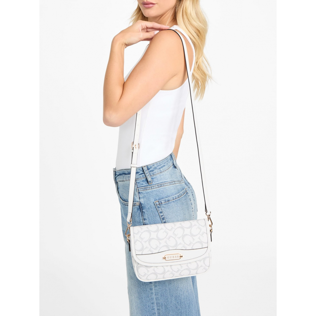 'Tuie Logo Fold-Over Crossbody' pour Femmes