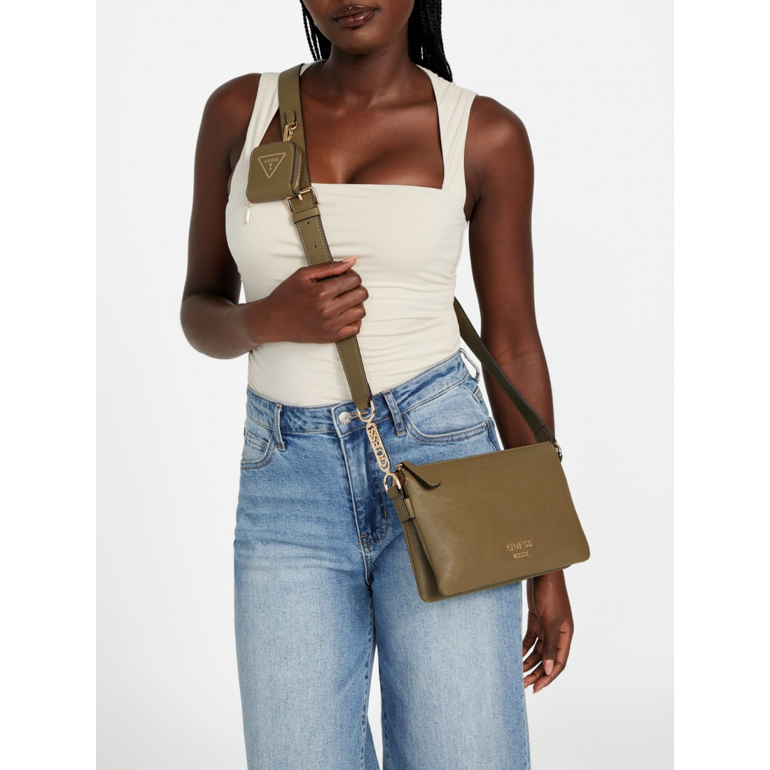 'Oona Top-Zip Crossbody' pour Femmes