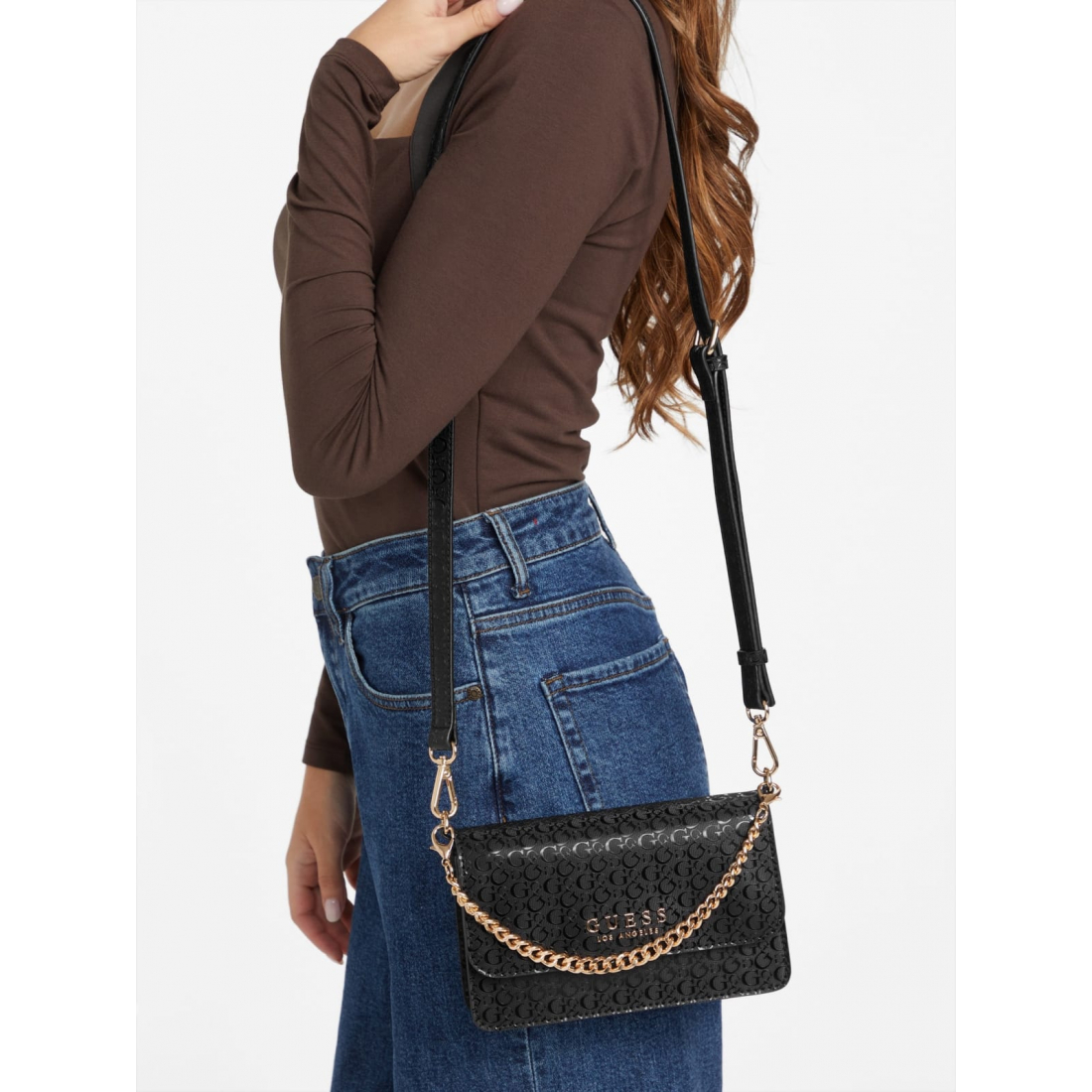 Women's 'Indira Logo Shine Crossbody'