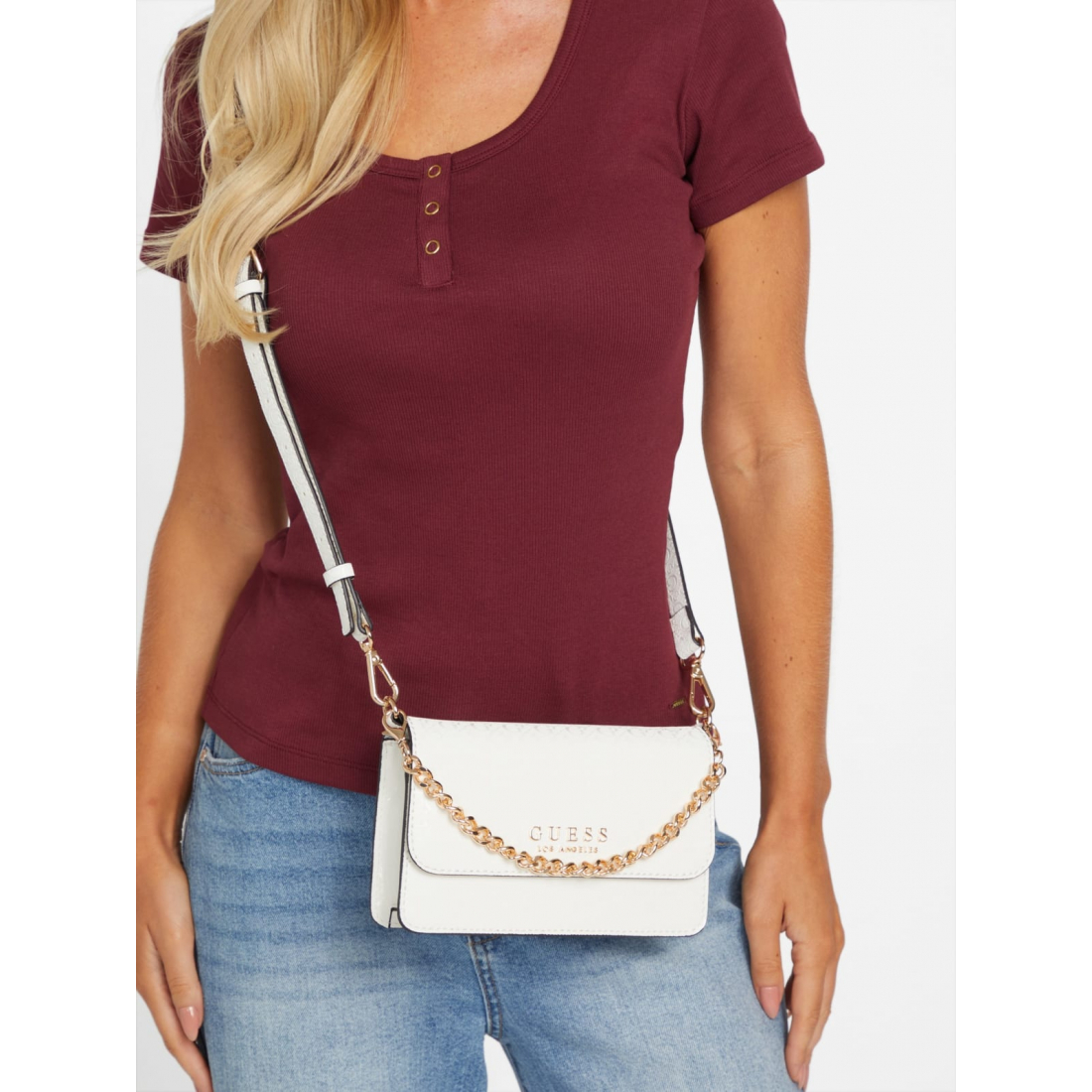 'Indira Logo Shine Crossbody' pour Femmes