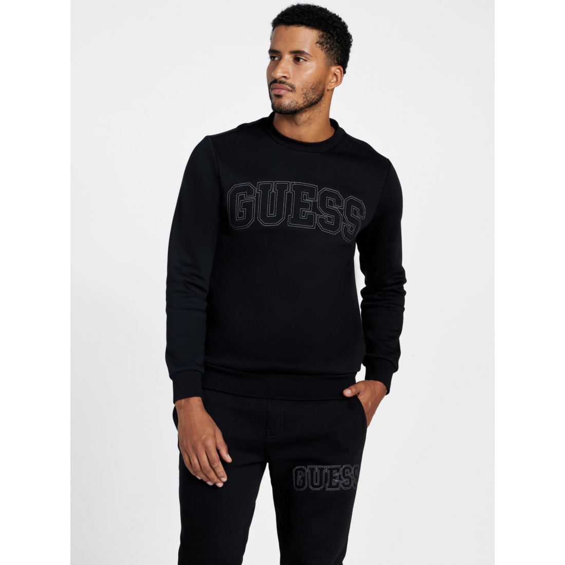 'Saul Logo Crewneck Pullover' pour Hommes