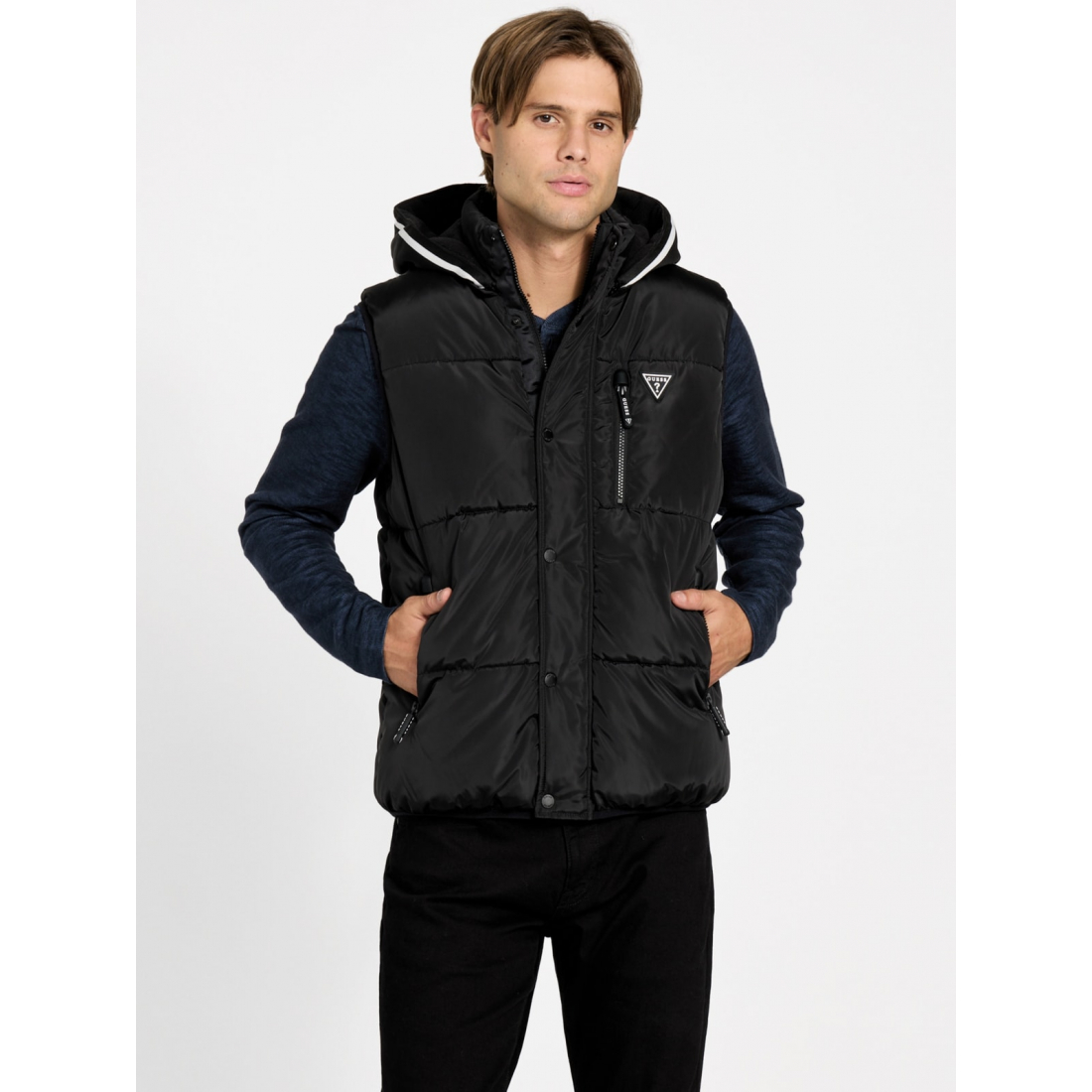 'Eco Owen Hooded Puffer Vest' pour Hommes