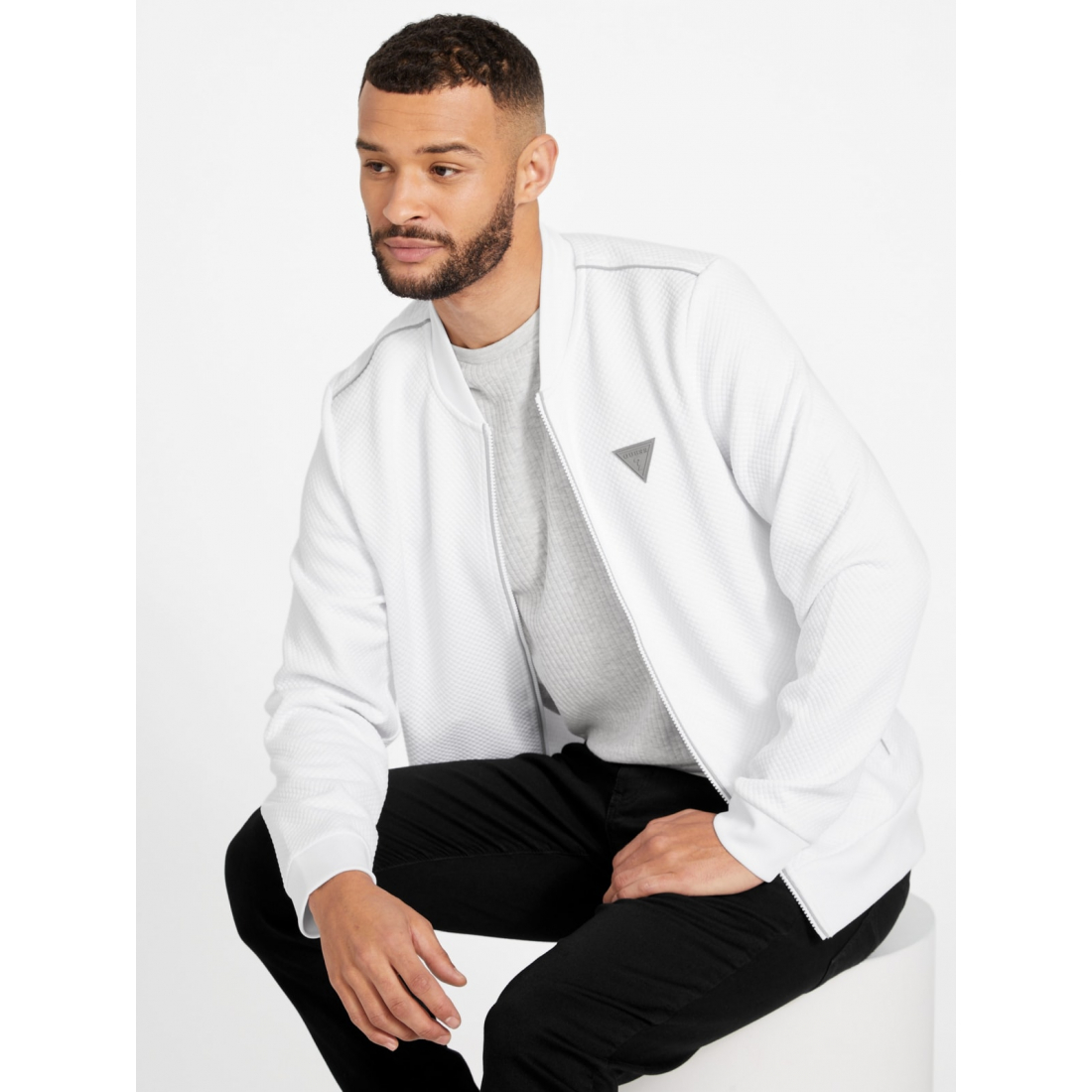 'Astro Quilted Flight Jacket' pour Hommes