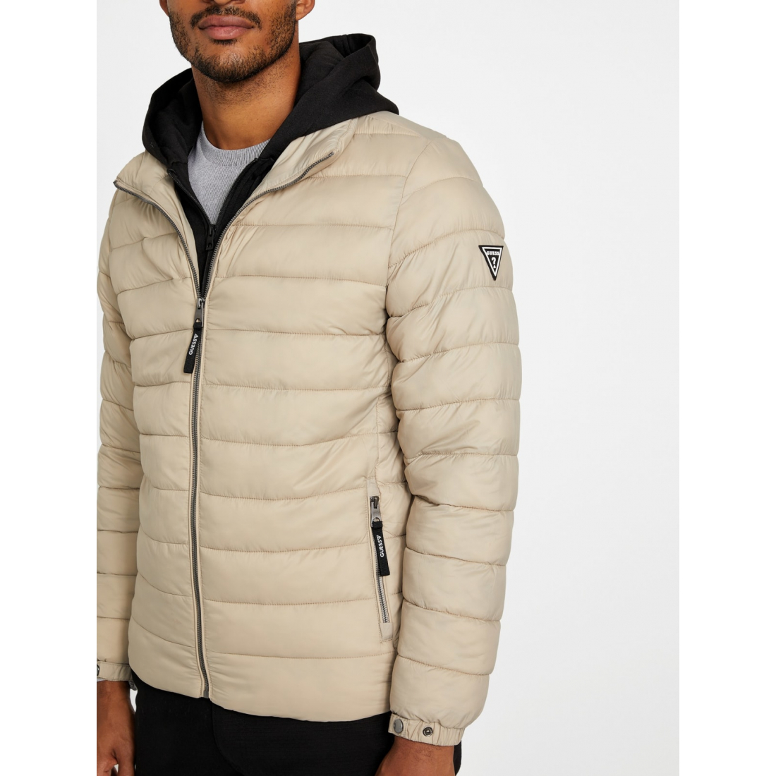 'Harrison Hooded Quilted Jacket' pour Hommes