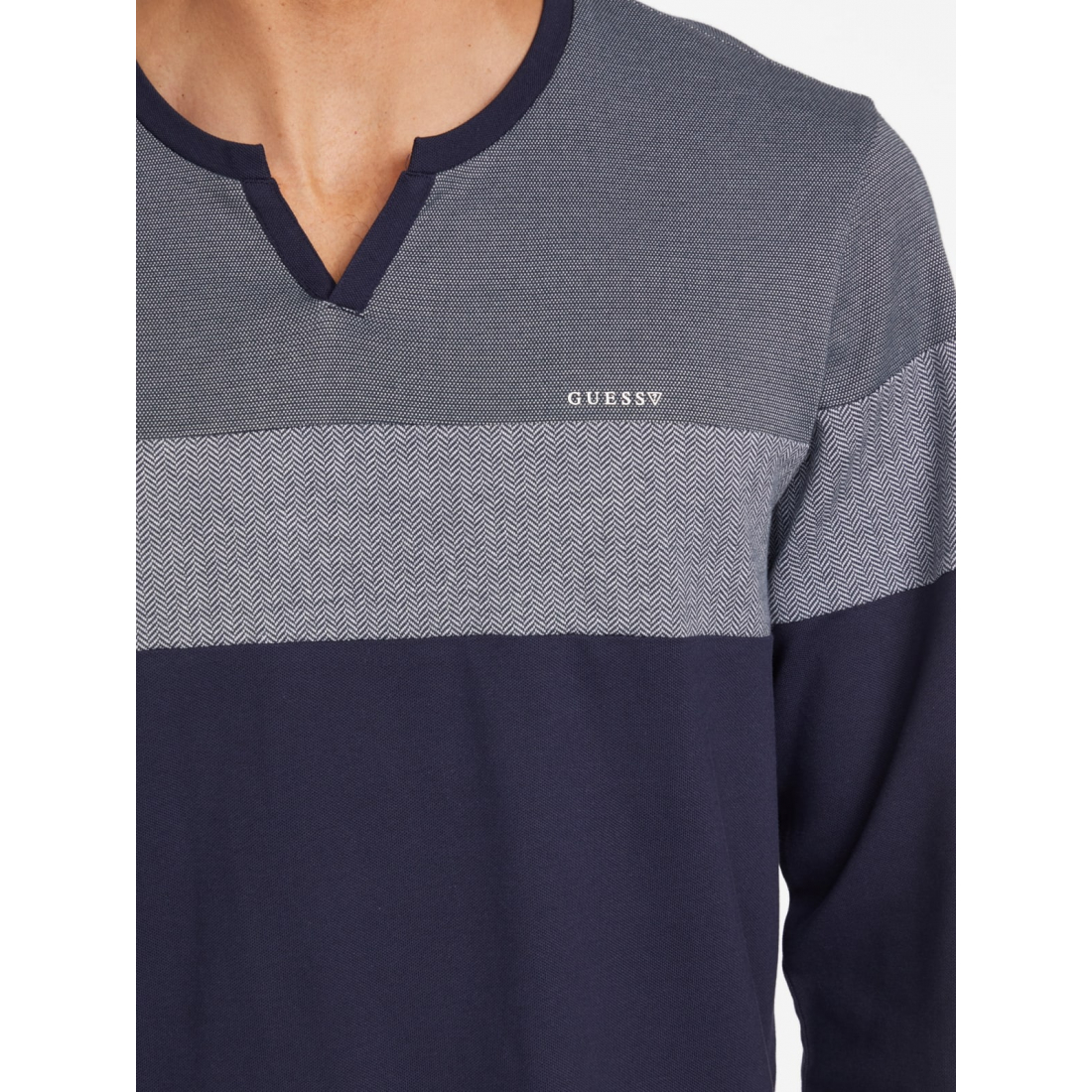 'Stetson Split Long-Sleeve Tee' pour Hommes