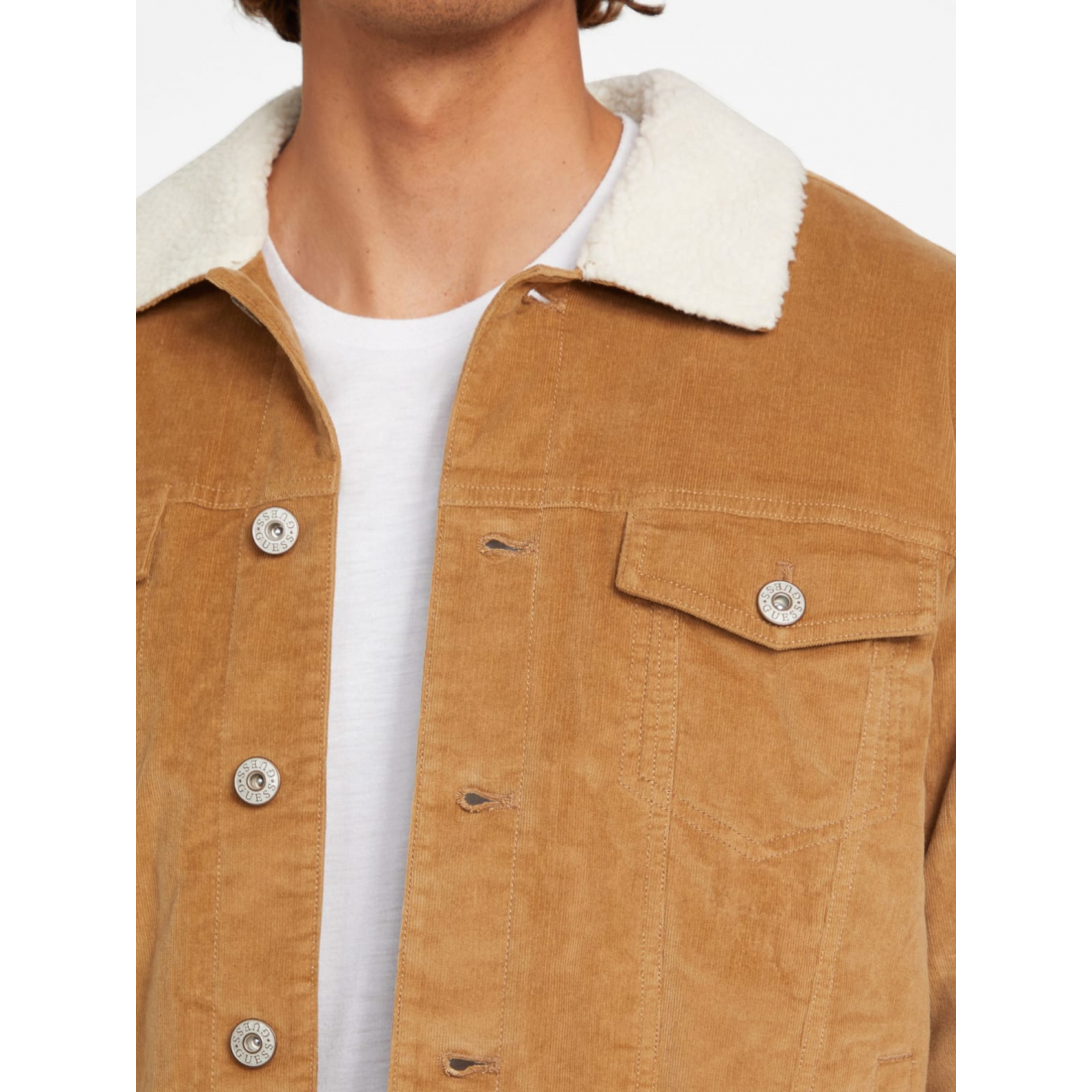 'Brent Sherpa Corduroy Jacket' pour Hommes
