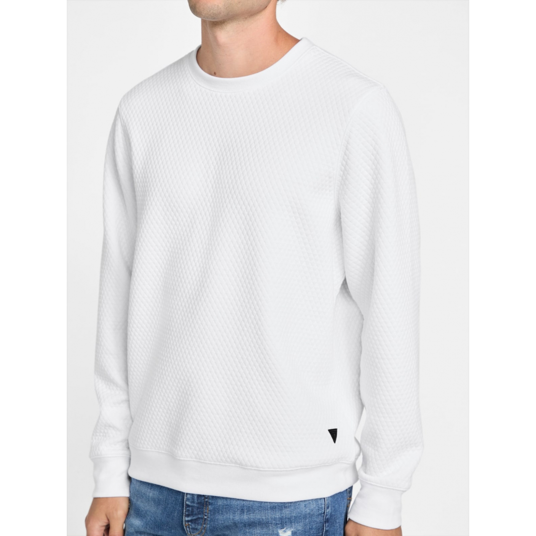 'Omar Jacquard Crewneck Pullover' pour Hommes