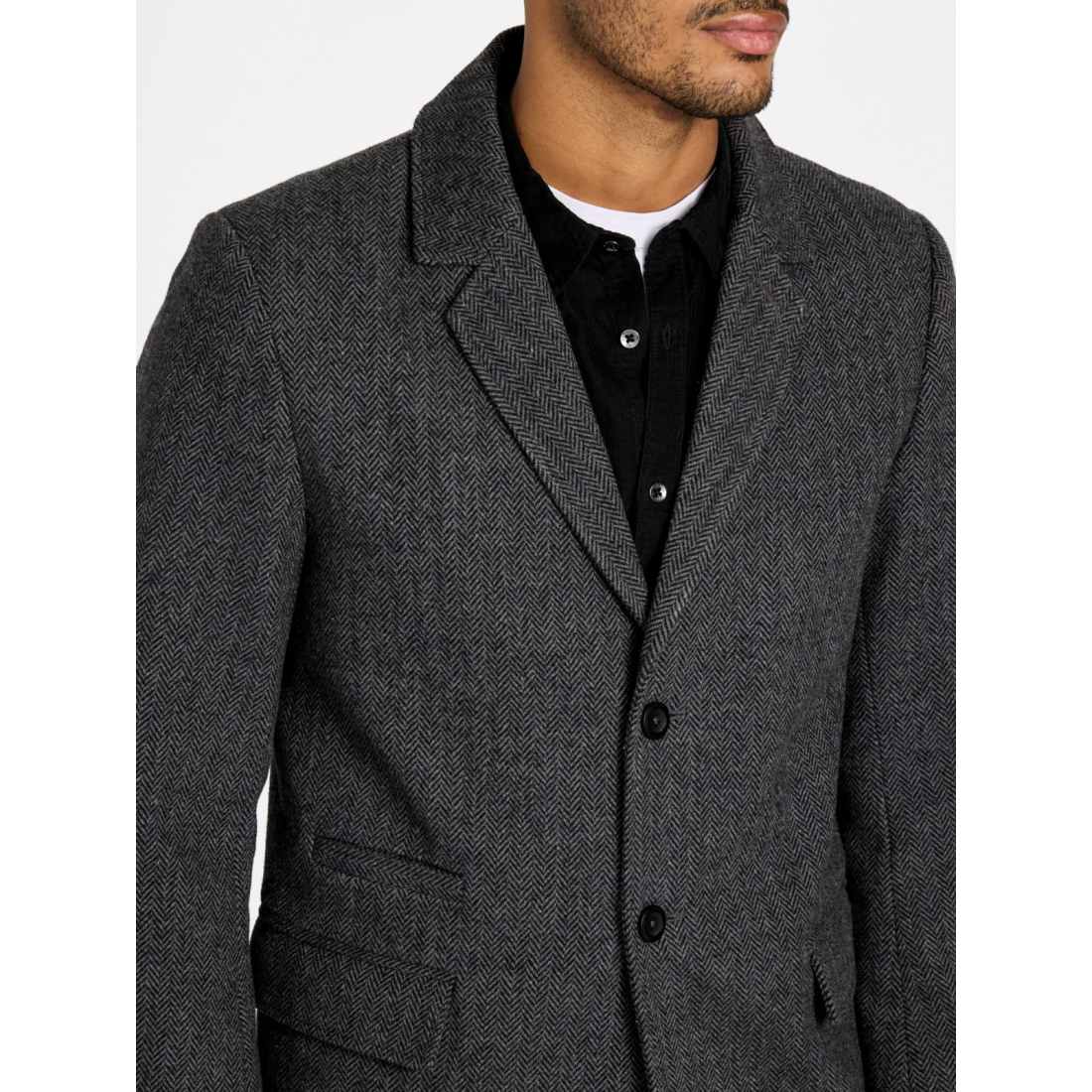 'Leonardo Wool-Blend Coat' pour Hommes