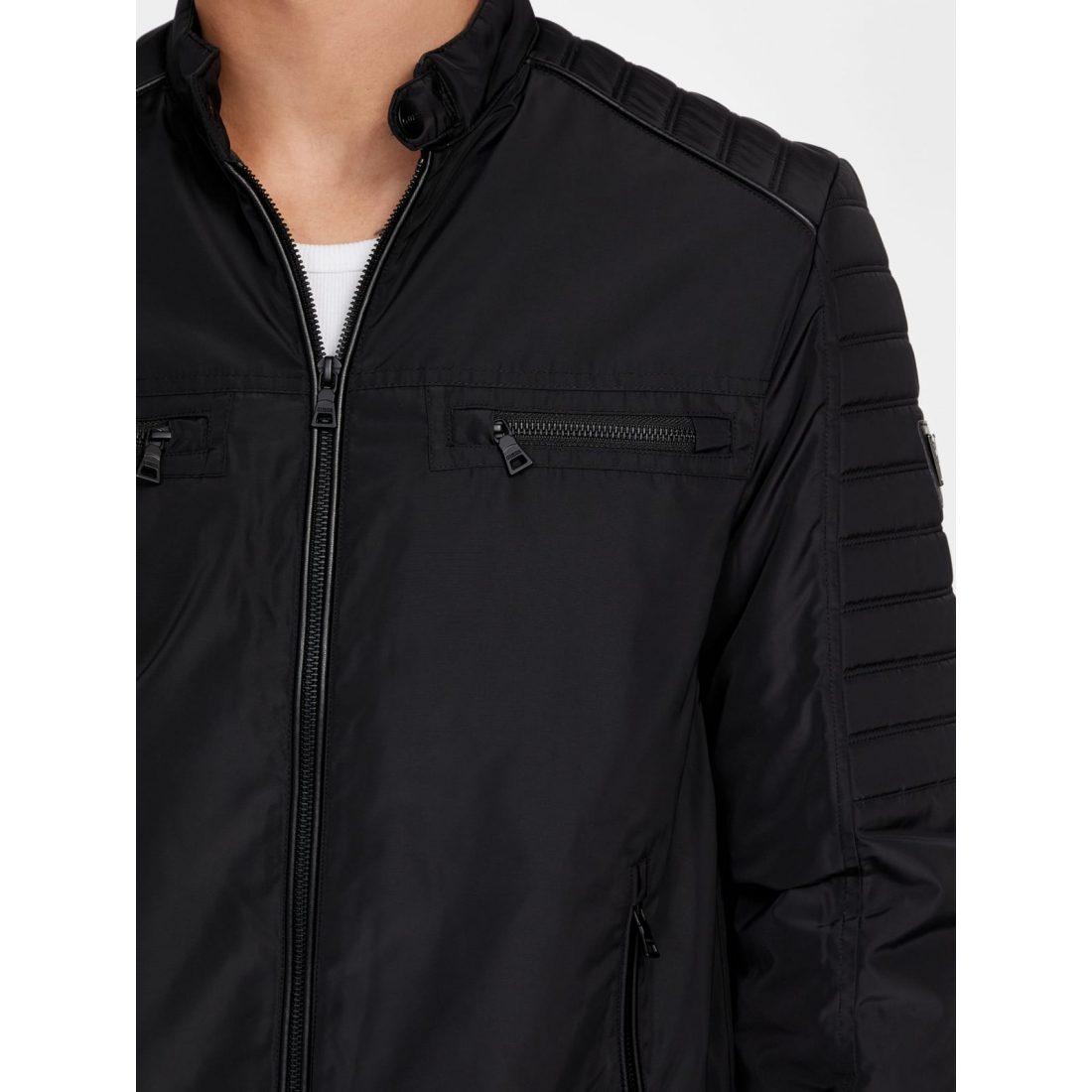 'Rowan Padded Moto Jacket' pour Hommes