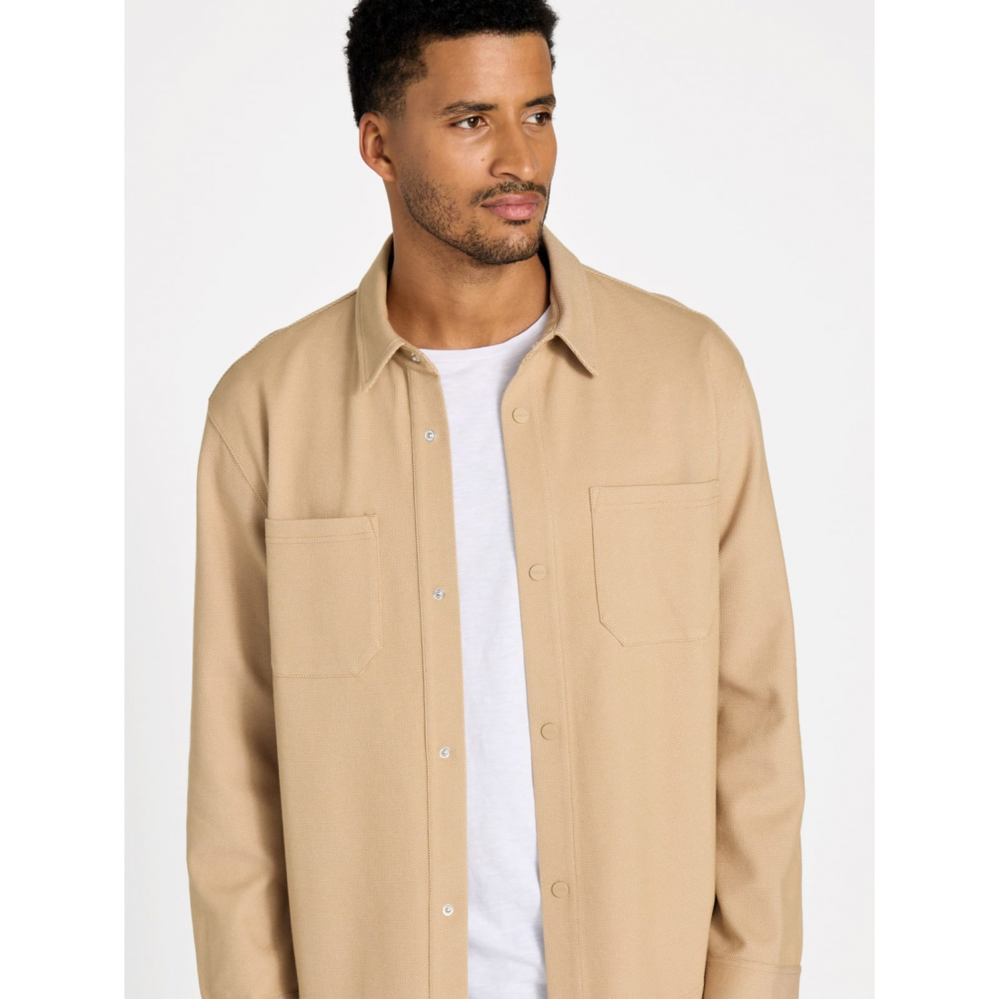 'Giovanni Textured-Knit Pocket Shirt' für Herren