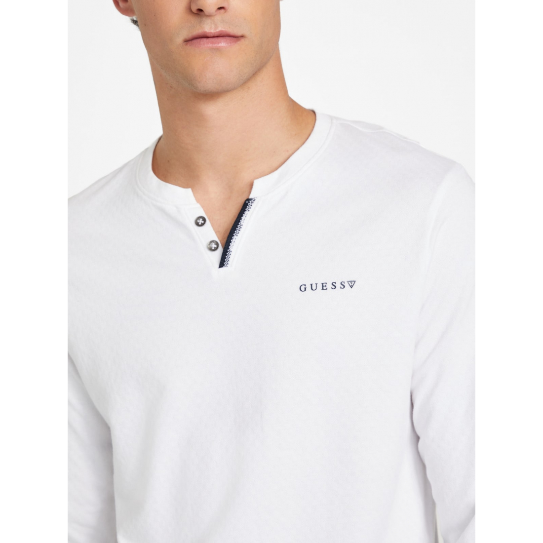 'Ricardo Long-Sleeve Henley Tee' pour Hommes
