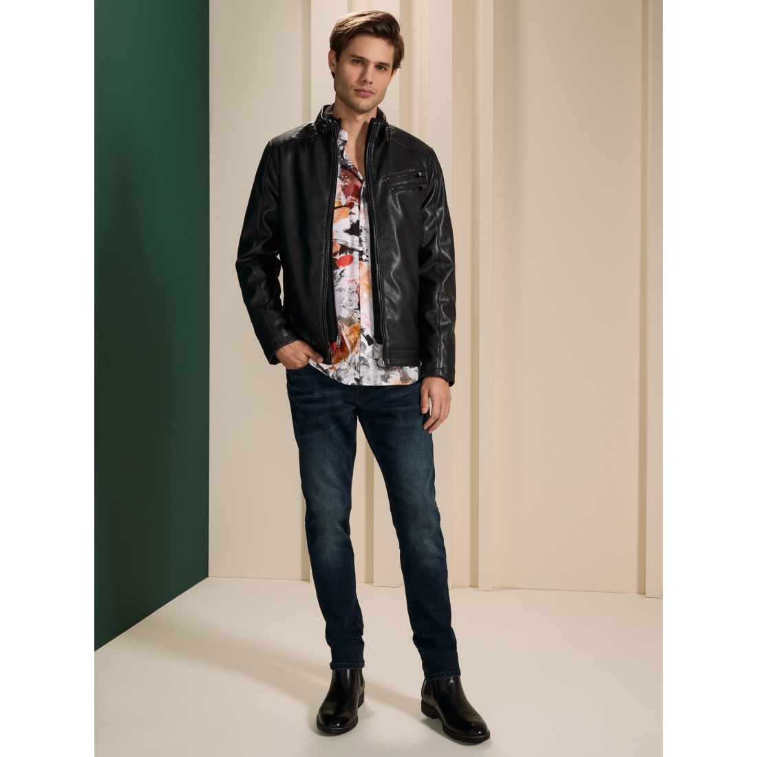 'Halsted Tapered Slim Jeans' pour Hommes