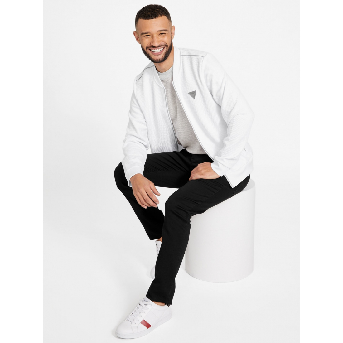 'Astro Quilted Flight Jacket' pour Hommes