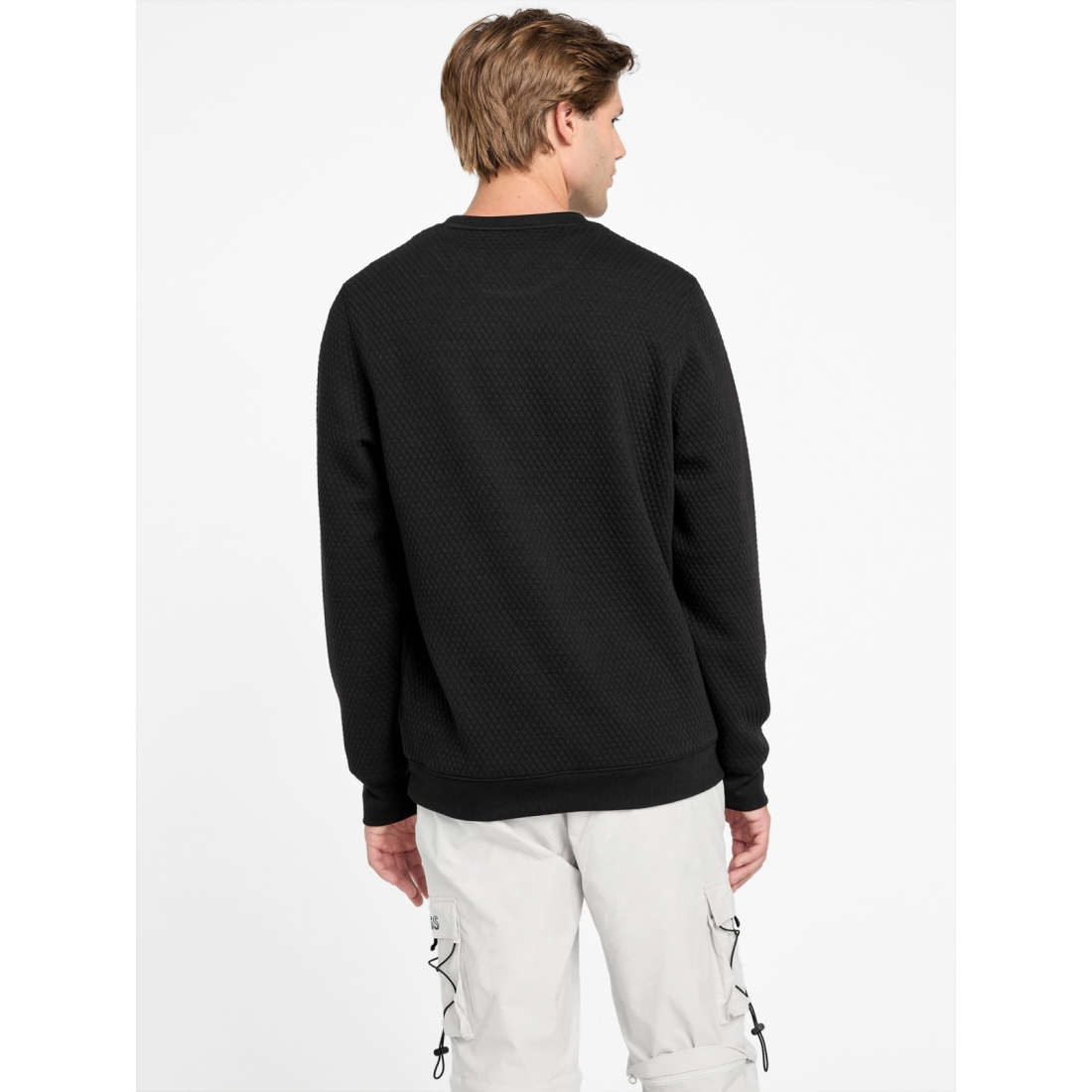 'Omar Jacquard Crewneck Pullover' pour Hommes
