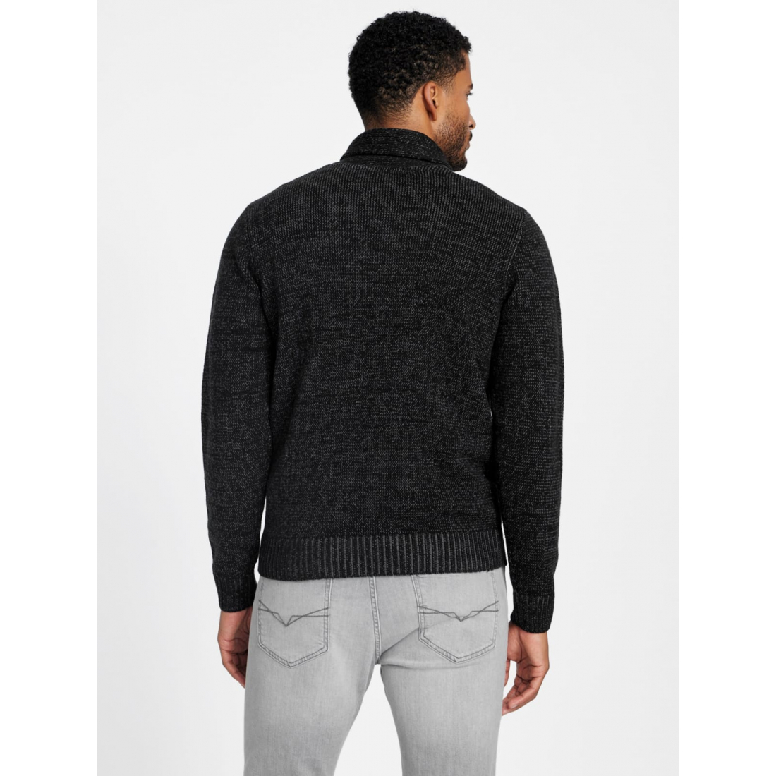 'Leo Marled Shawl Sweater' für Herren