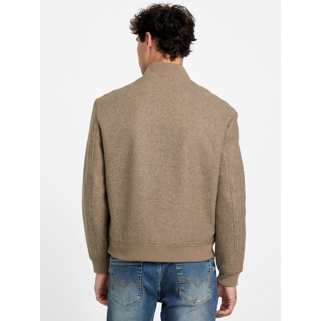 'Alonzo Full-Zip Biker Jacket' pour Hommes