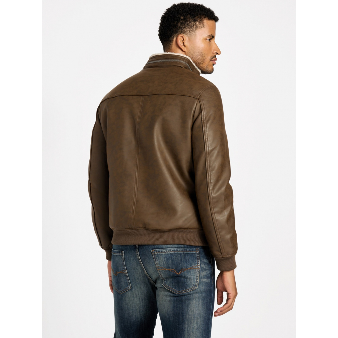 'Callen Faux-Leather Jacket' für Herren