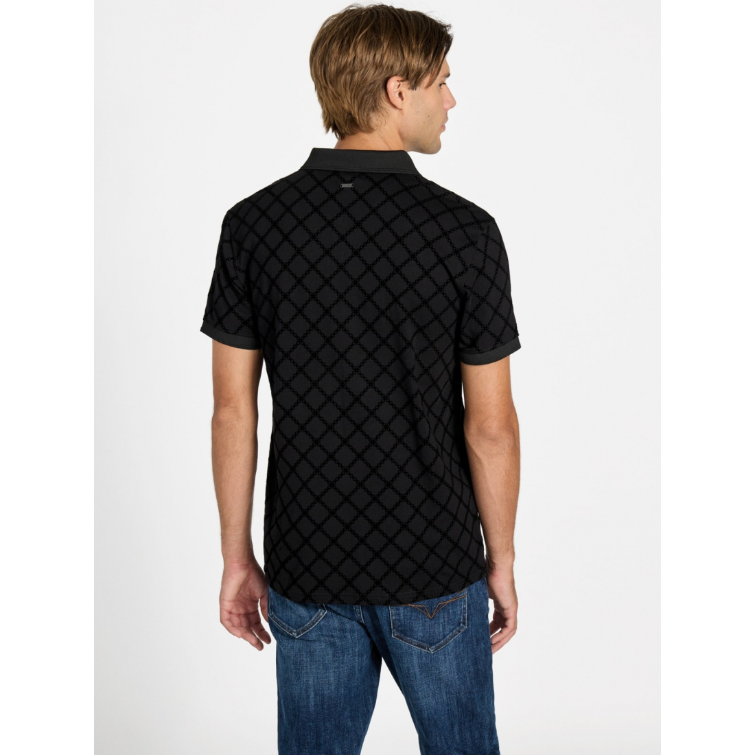 'Lucio Quarter-Zip Diamond Polo' für Herren