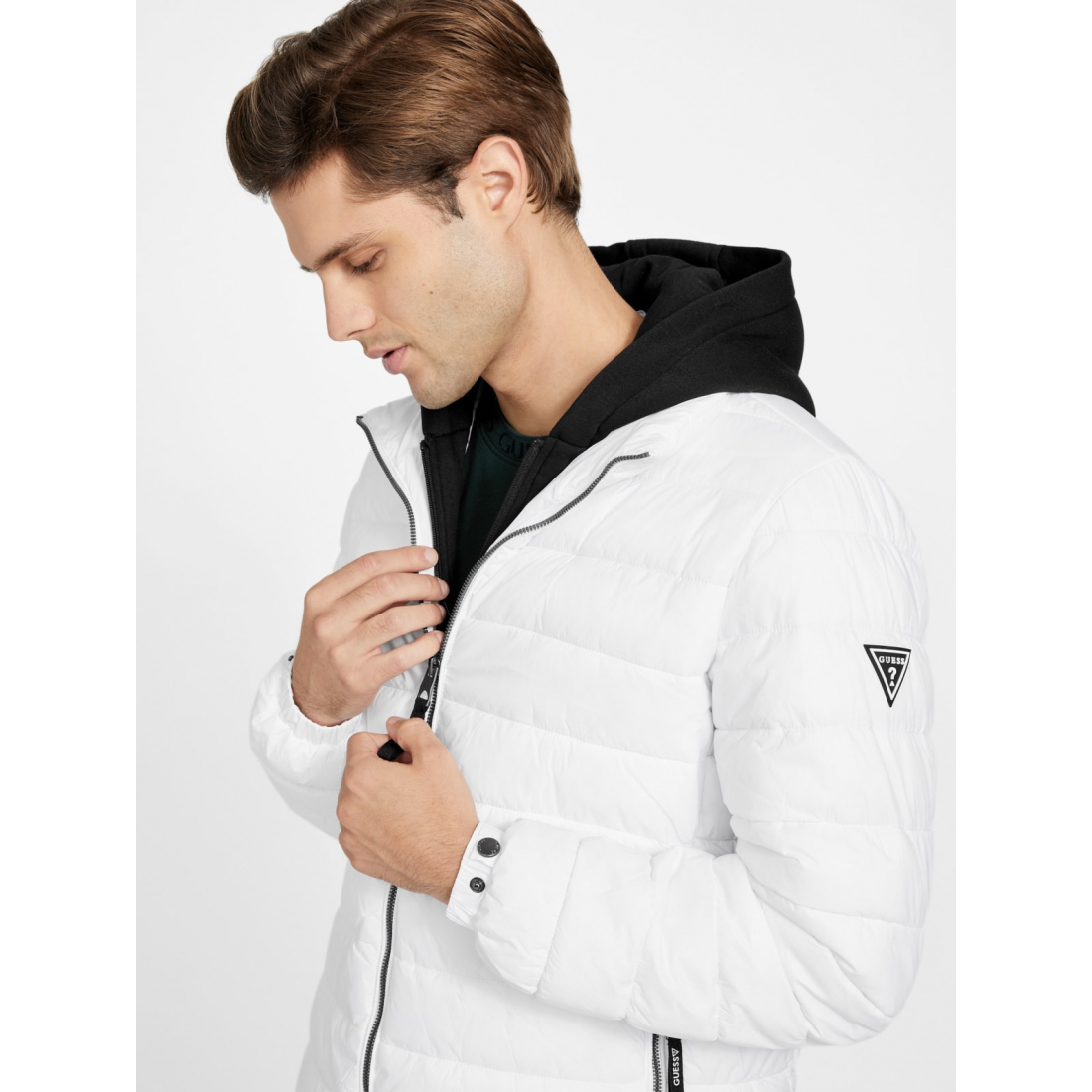 'Harrison Hooded Quilted Jacket' pour Hommes