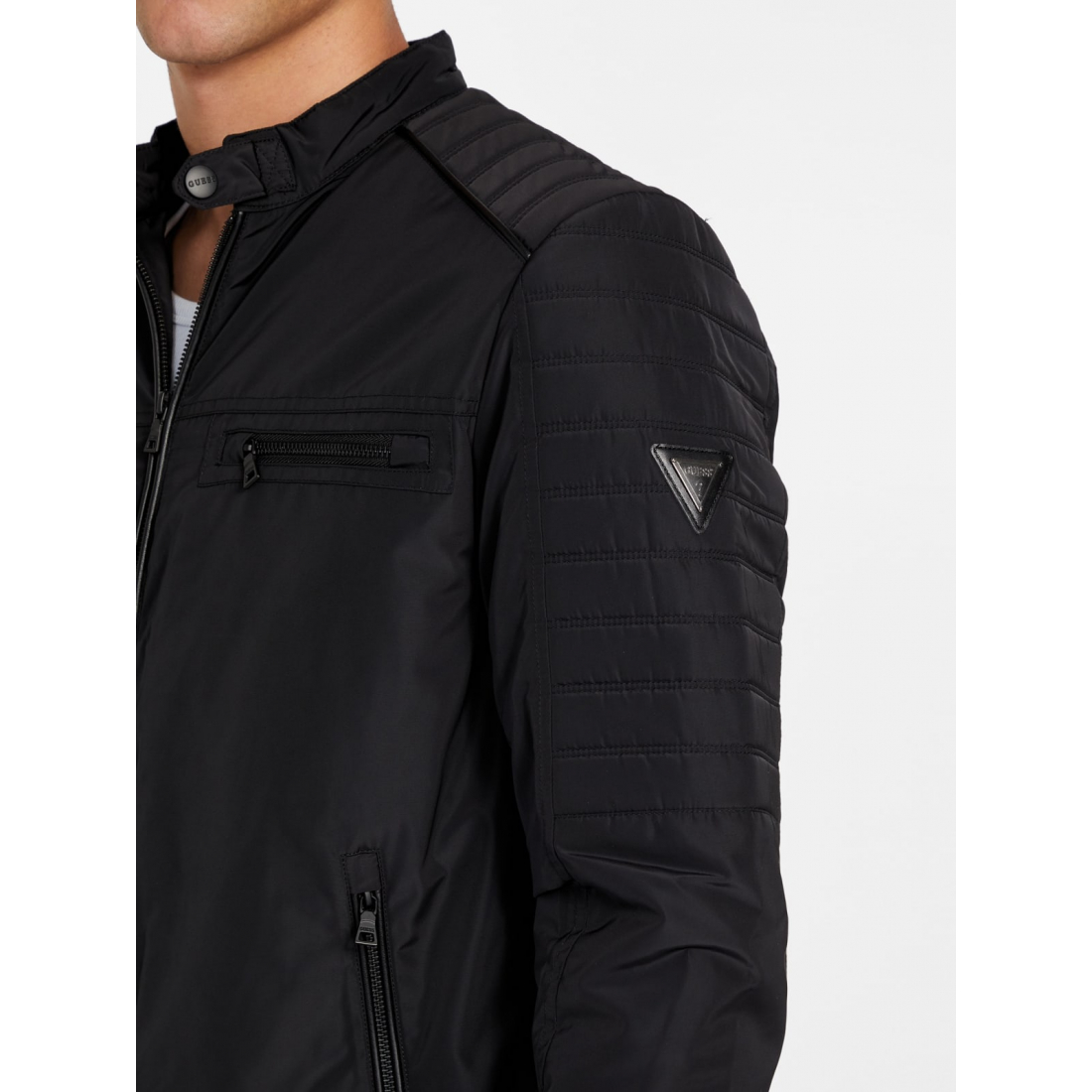 'Rowan Padded Moto Jacket' pour Hommes