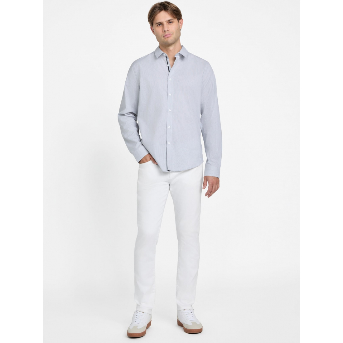 'Damon Windowpane Shirt' für Herren