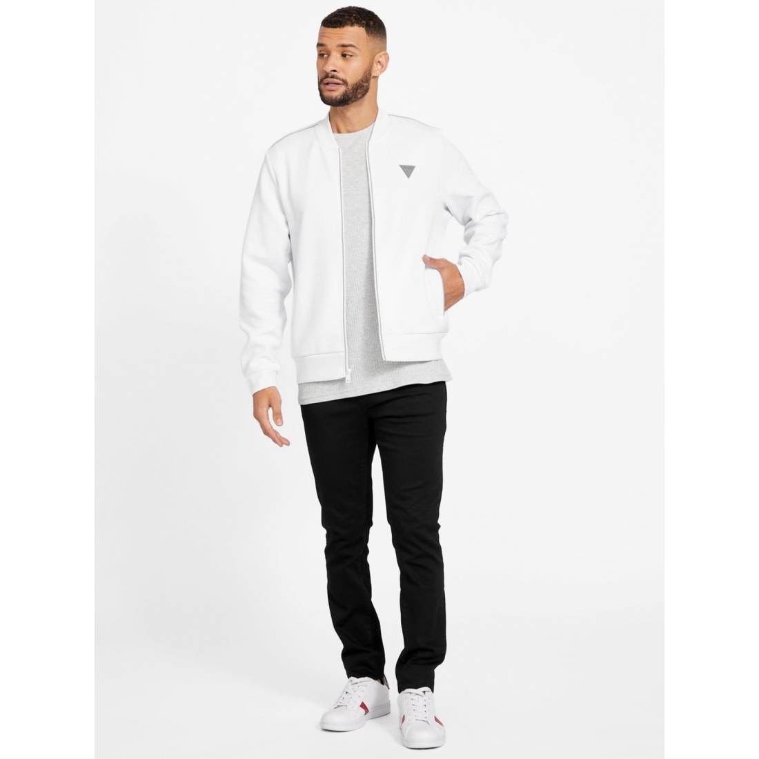 'Astro Quilted Flight Jacket' pour Hommes