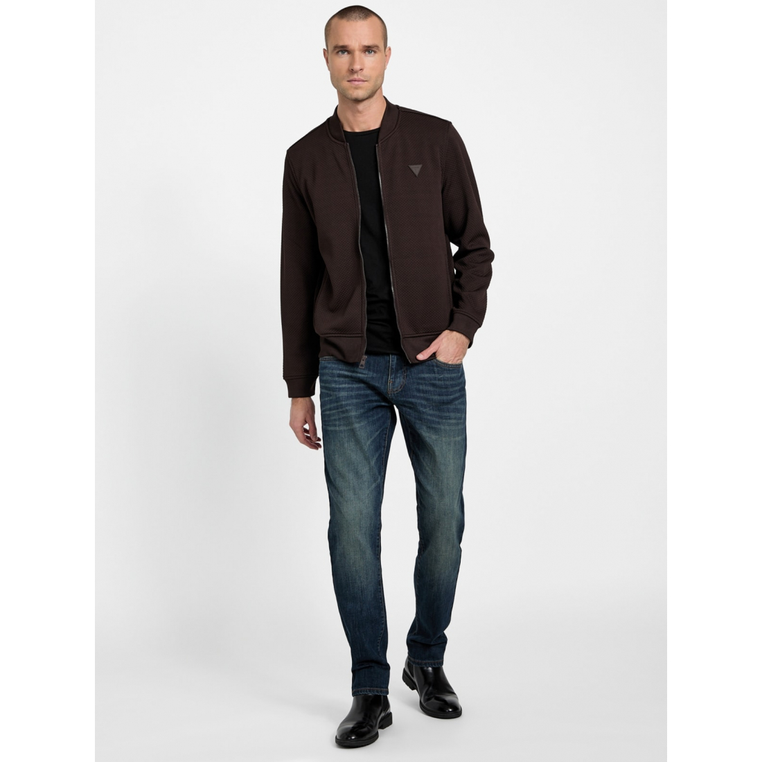 'Astro Quilted Flight Jacket' pour Hommes