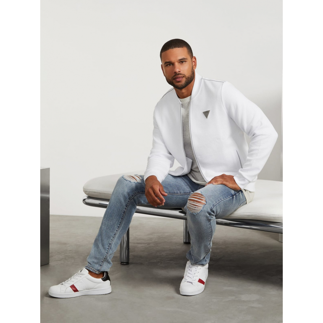 'Astro Quilted Flight Jacket' pour Hommes