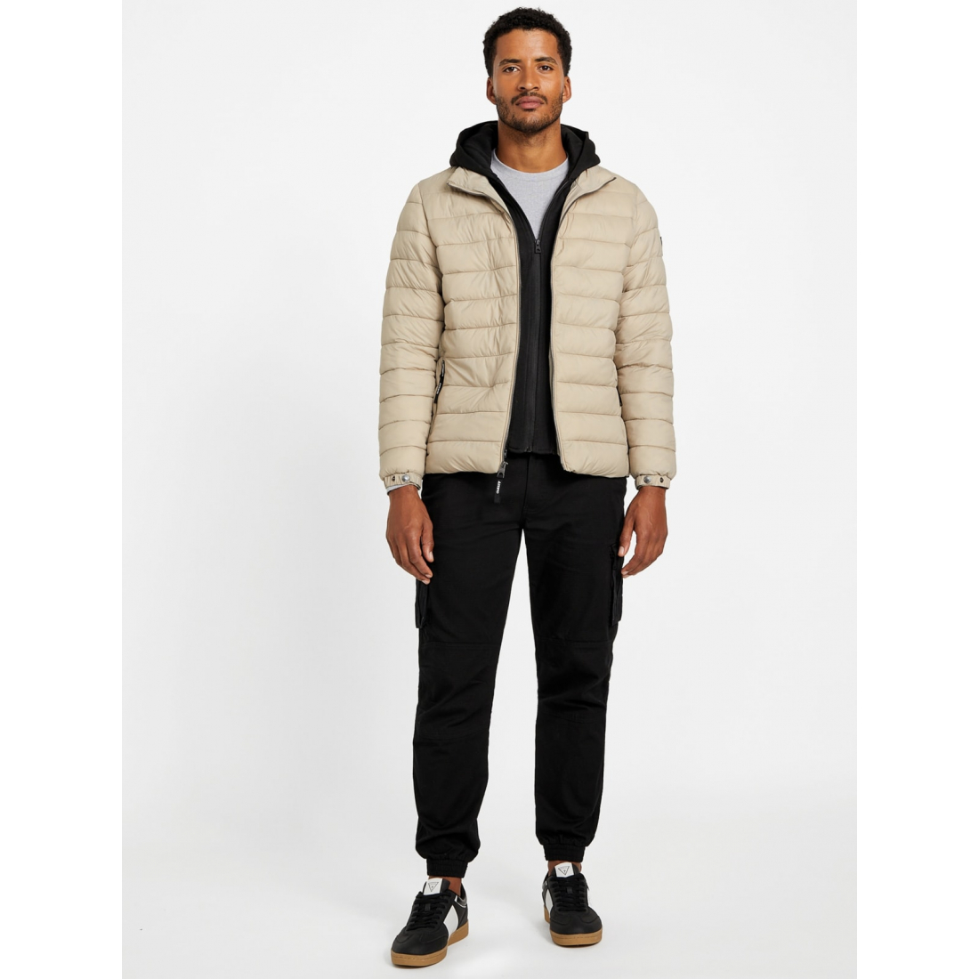 'Harrison Hooded Quilted Jacket' pour Hommes