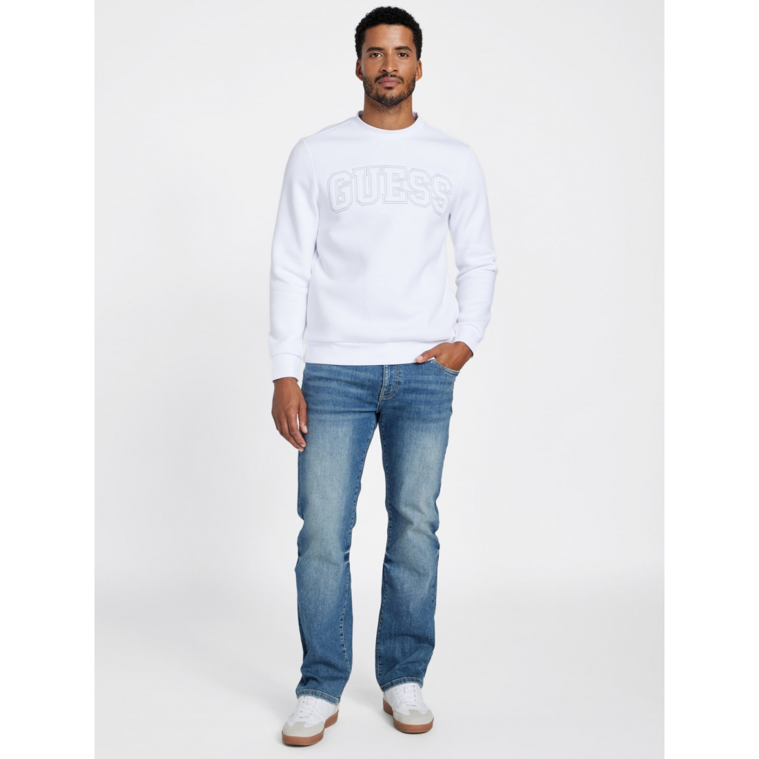 'Saul Logo Crewneck Pullover' pour Hommes