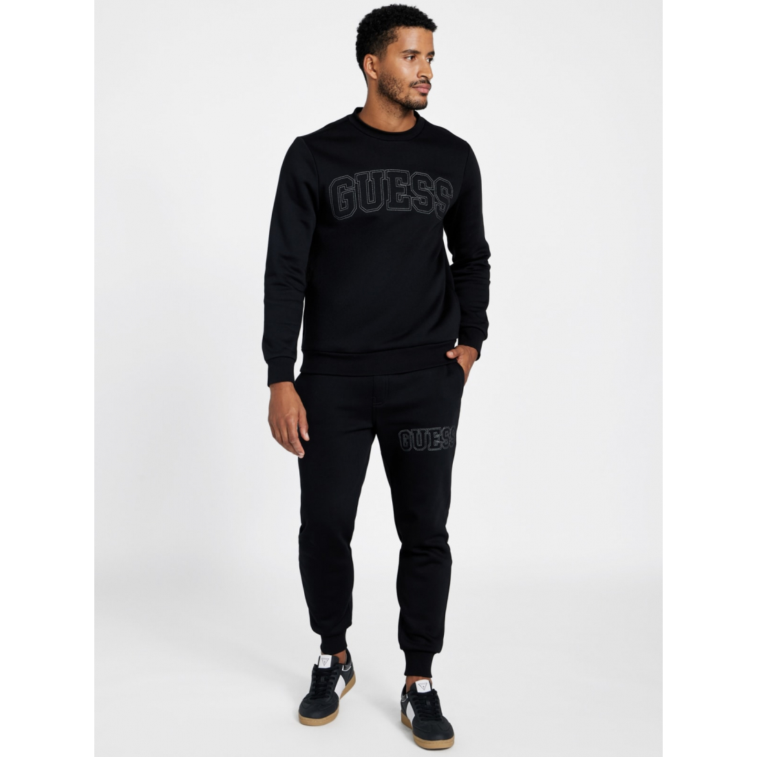 'Saul Logo Crewneck Pullover' pour Hommes