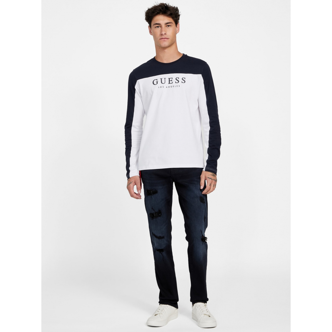 'Eco Rey Crewneck Long-Sleeve Tee' pour Hommes