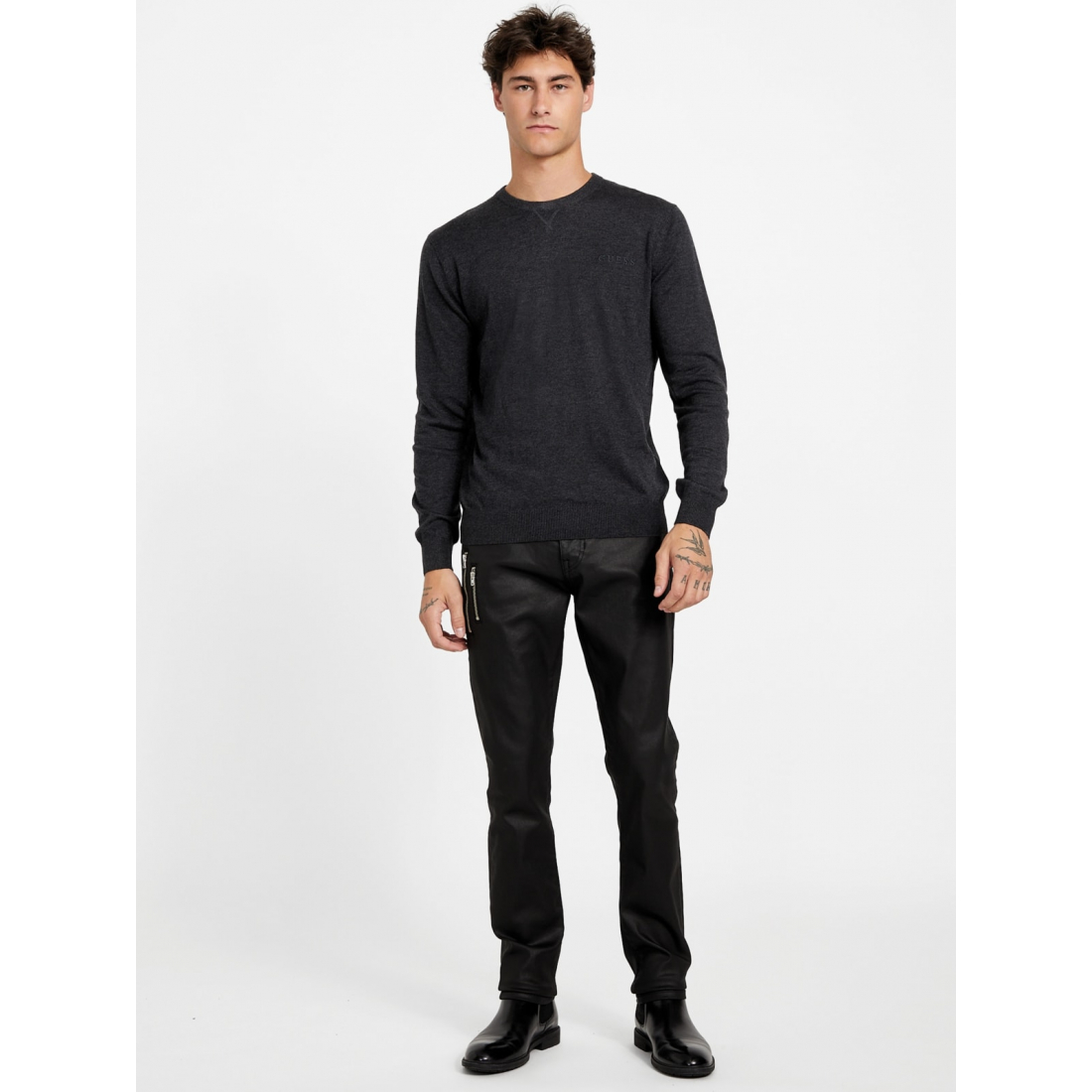 'Kalt Woven Crewneck Sweater' pour Hommes