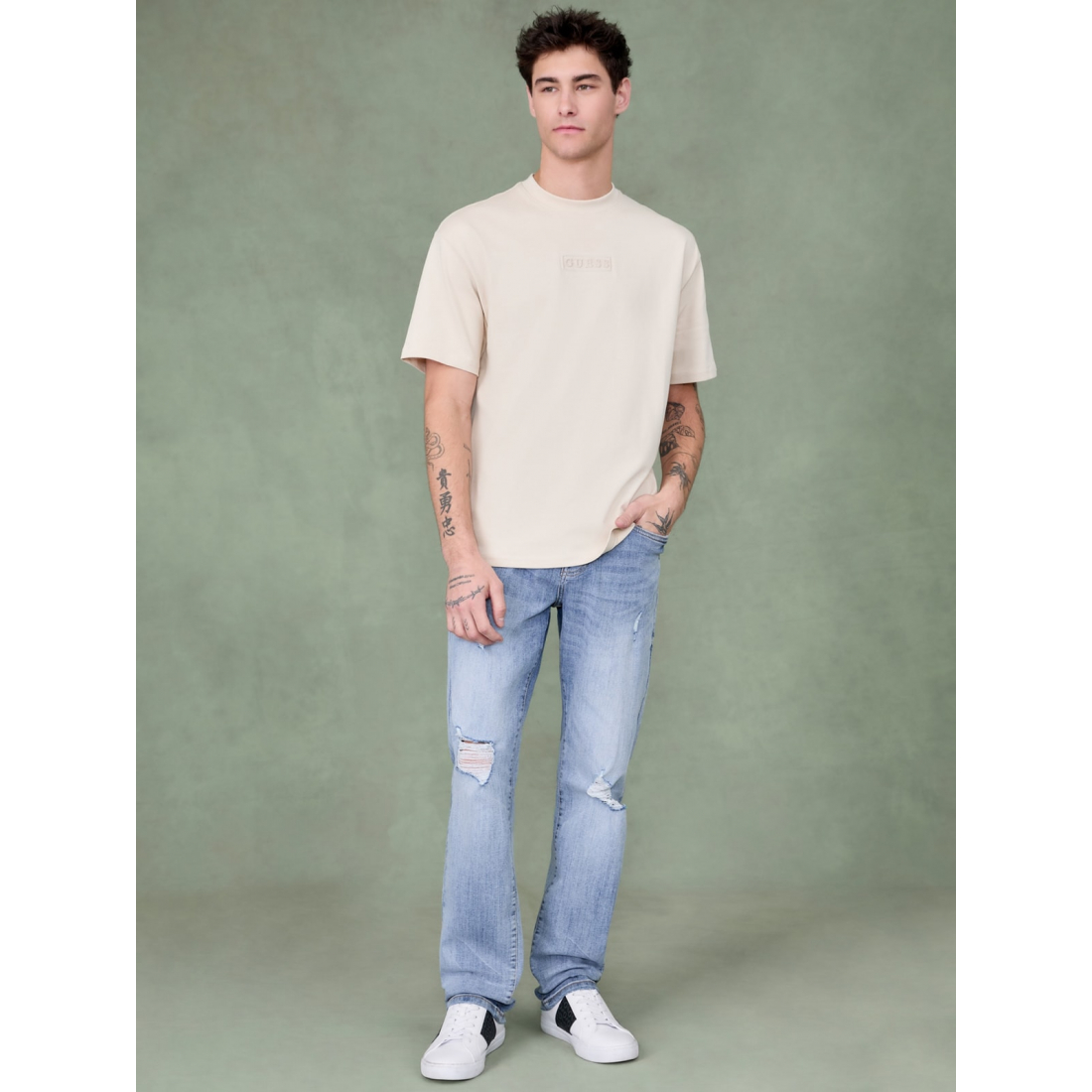 'Cruz Knit Crewneck Tee' pour Hommes