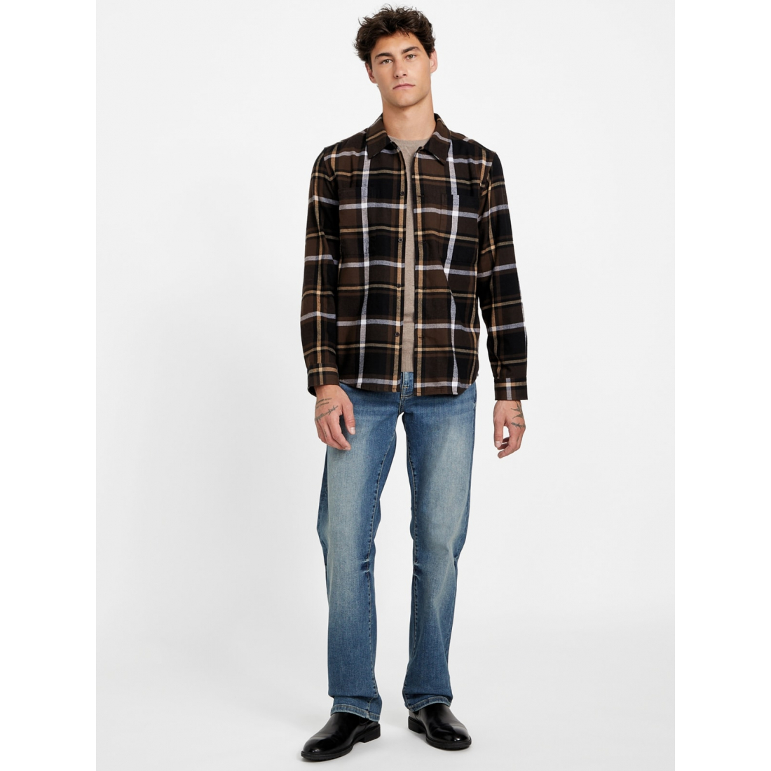 'Mason Plaid Pocket Shirt' pour Hommes