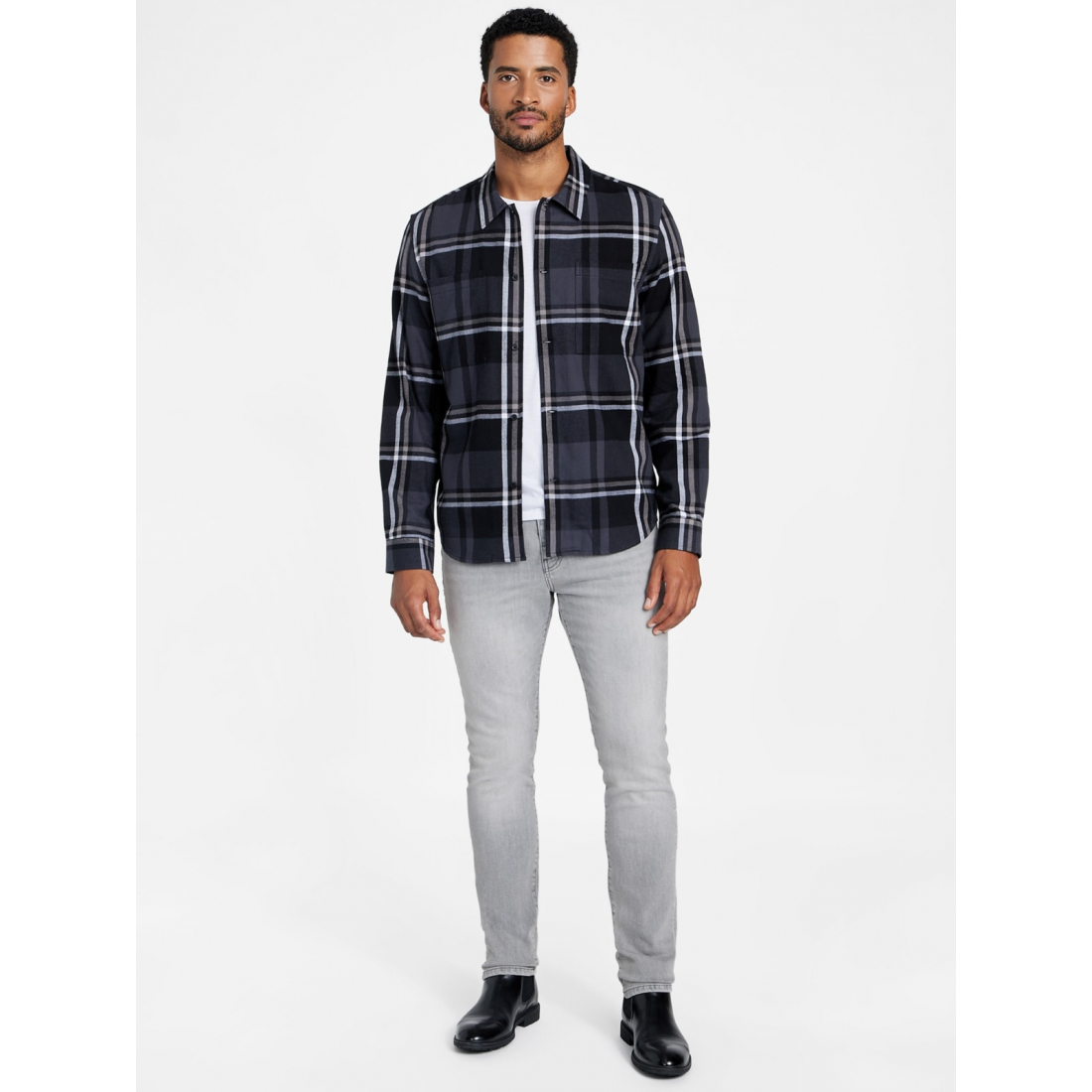 'Mason Plaid Pocket Shirt' pour Hommes