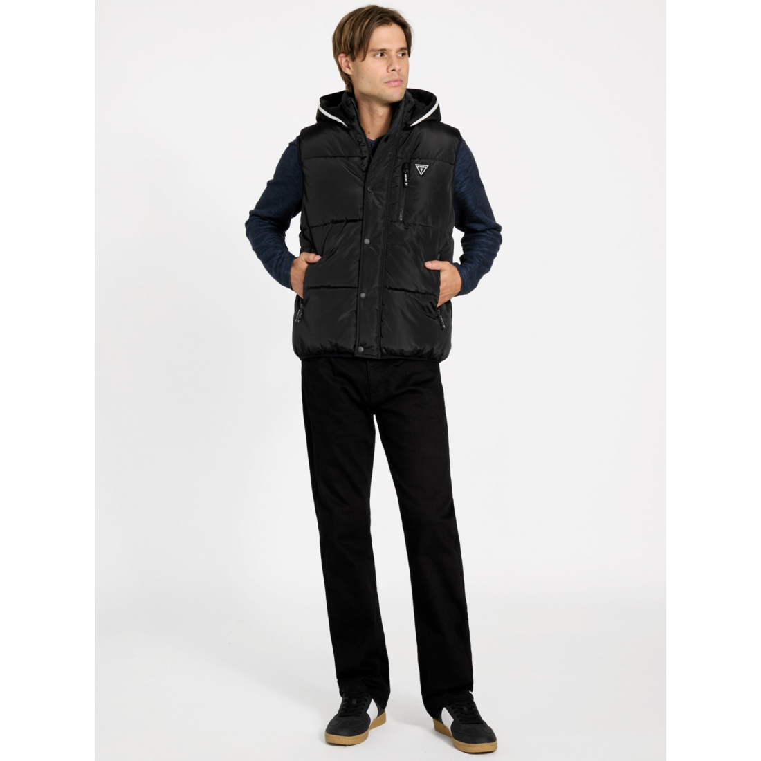 'Eco Owen Hooded Puffer Vest' pour Hommes