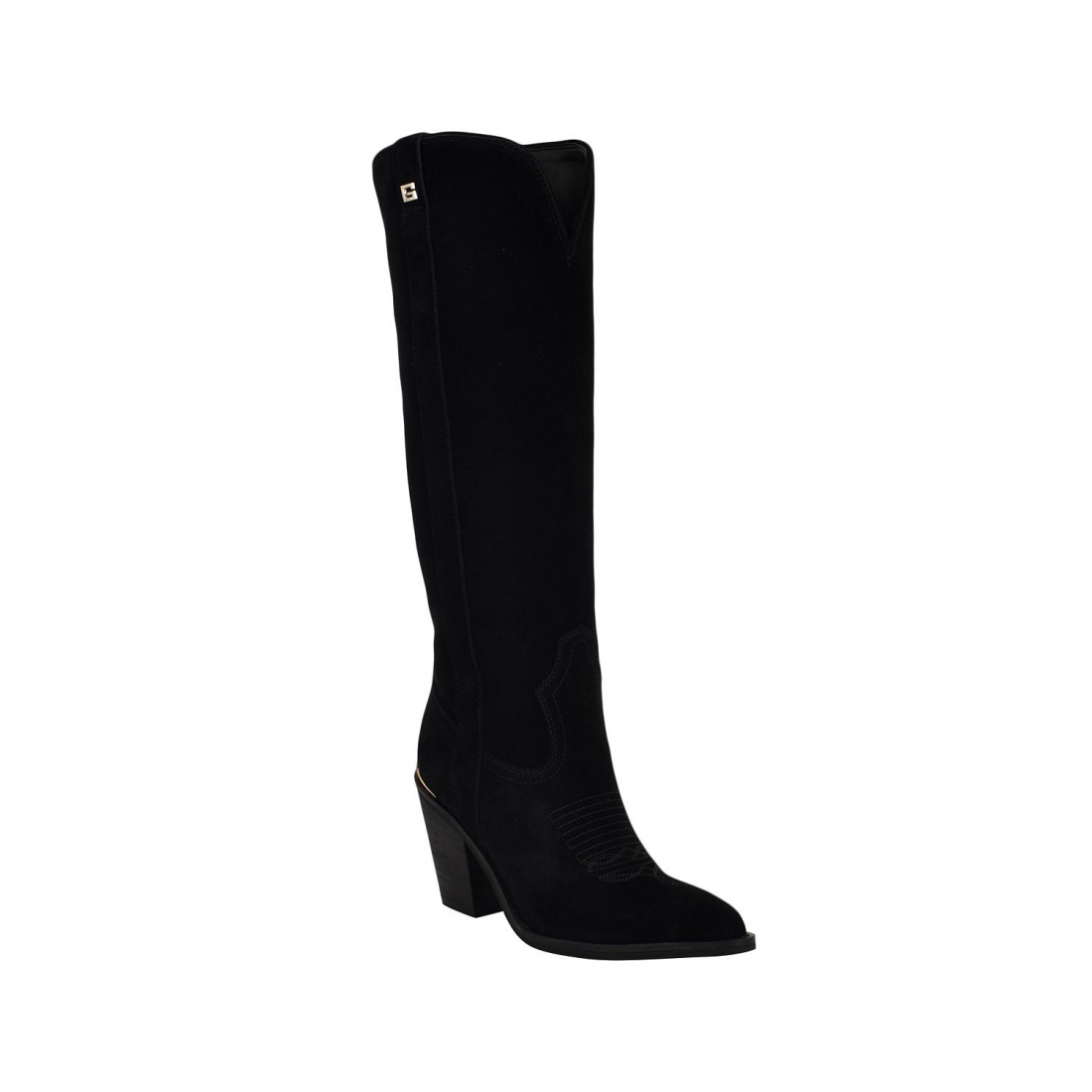 'Sashan Knee-High Topstitched Western' Lange Stiefel für Damen