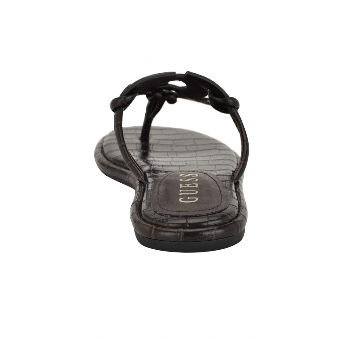 Women's 'Saime Embellished G Cutout Flat' Thong Sandals