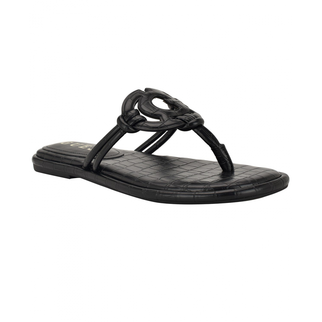 Women's 'Saime Embellished G Cutout Flat' Thong Sandals