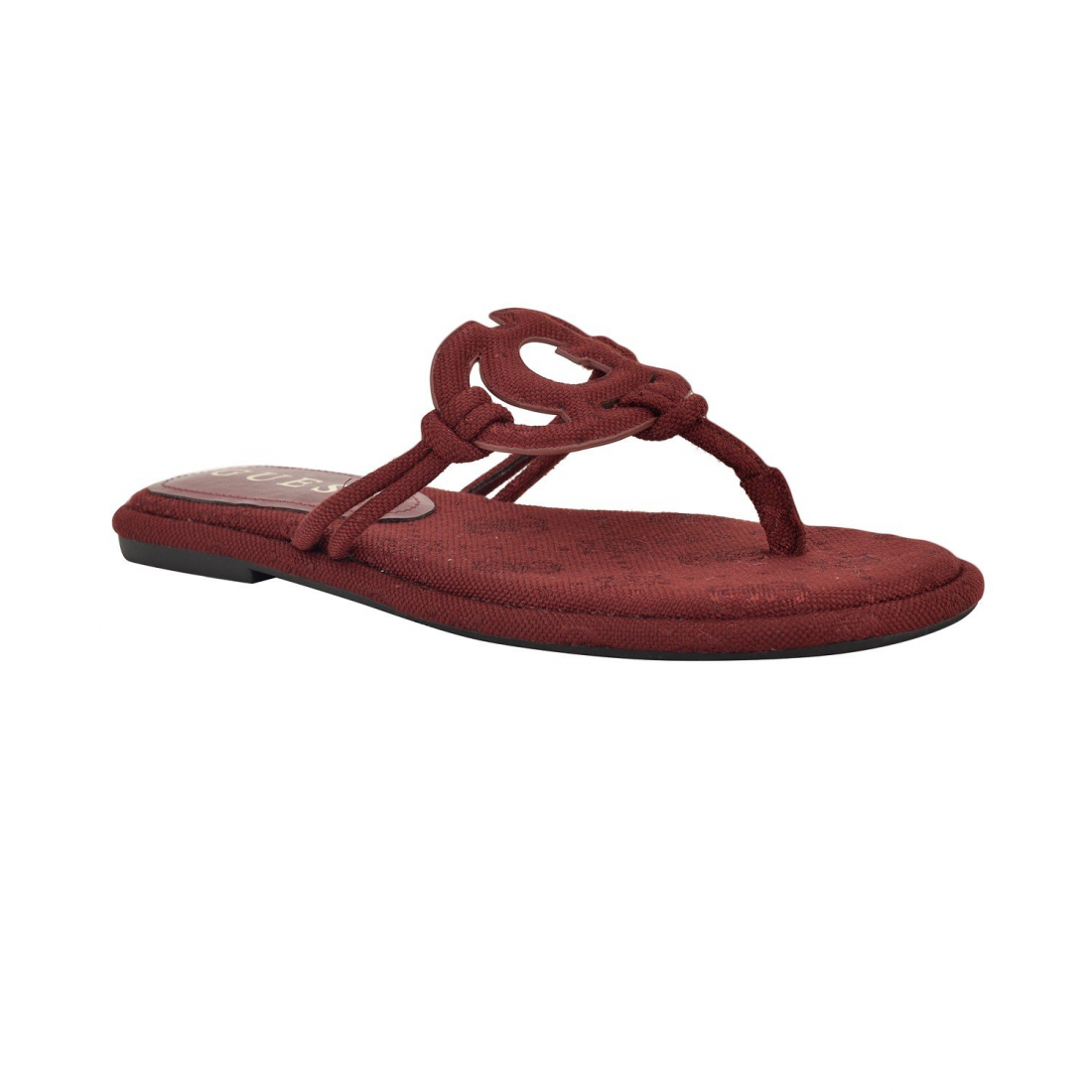 Women's 'Saime Embellished G Cutout Flat' Thong Sandals