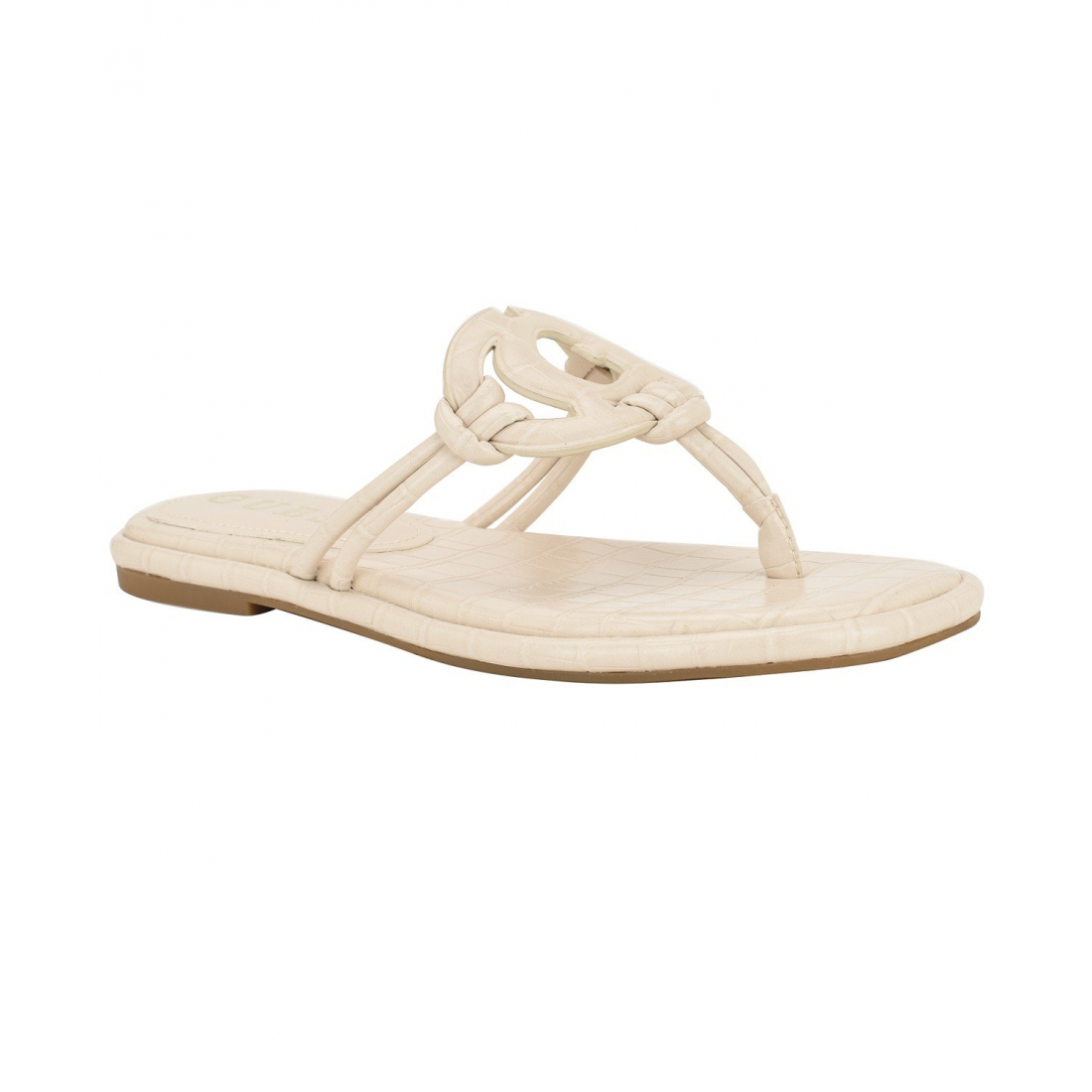 Women's 'Saime Embellished G Cutout Flat' Thong Sandals