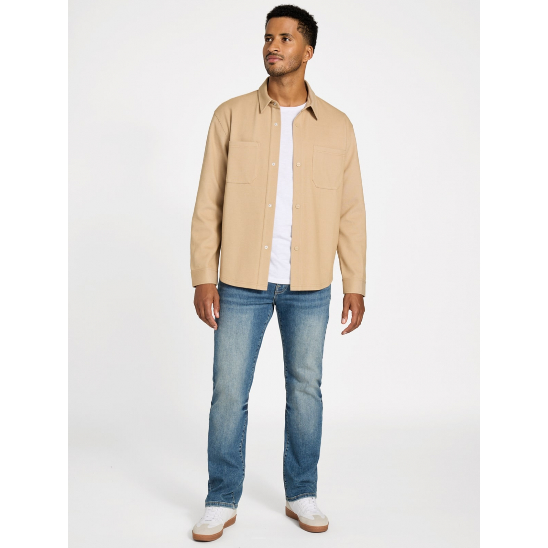 'Giovanni Textured-Knit Pocket Shirt' für Herren