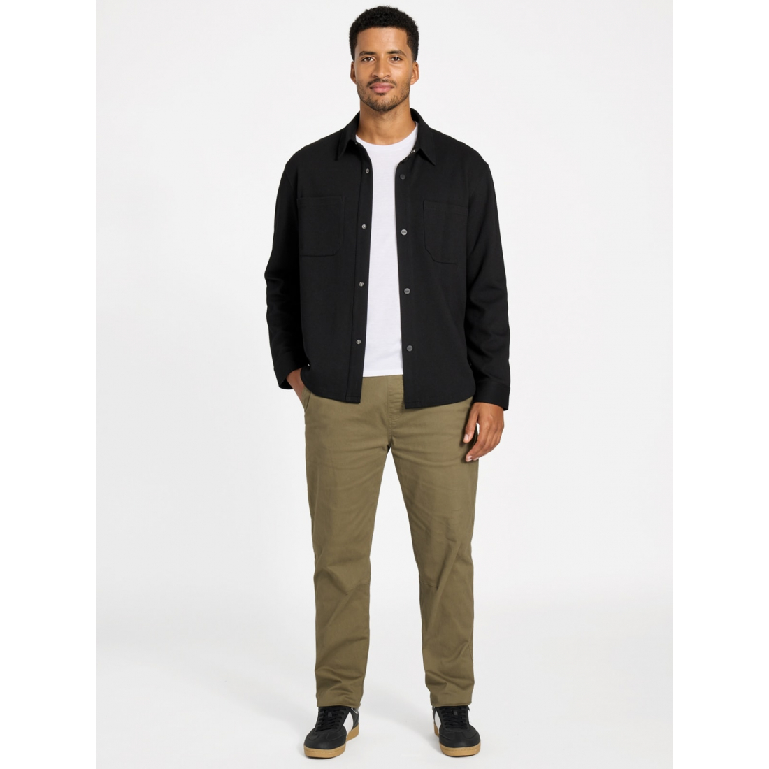 'Giovanni Textured-Knit Pocket Shirt' für Herren